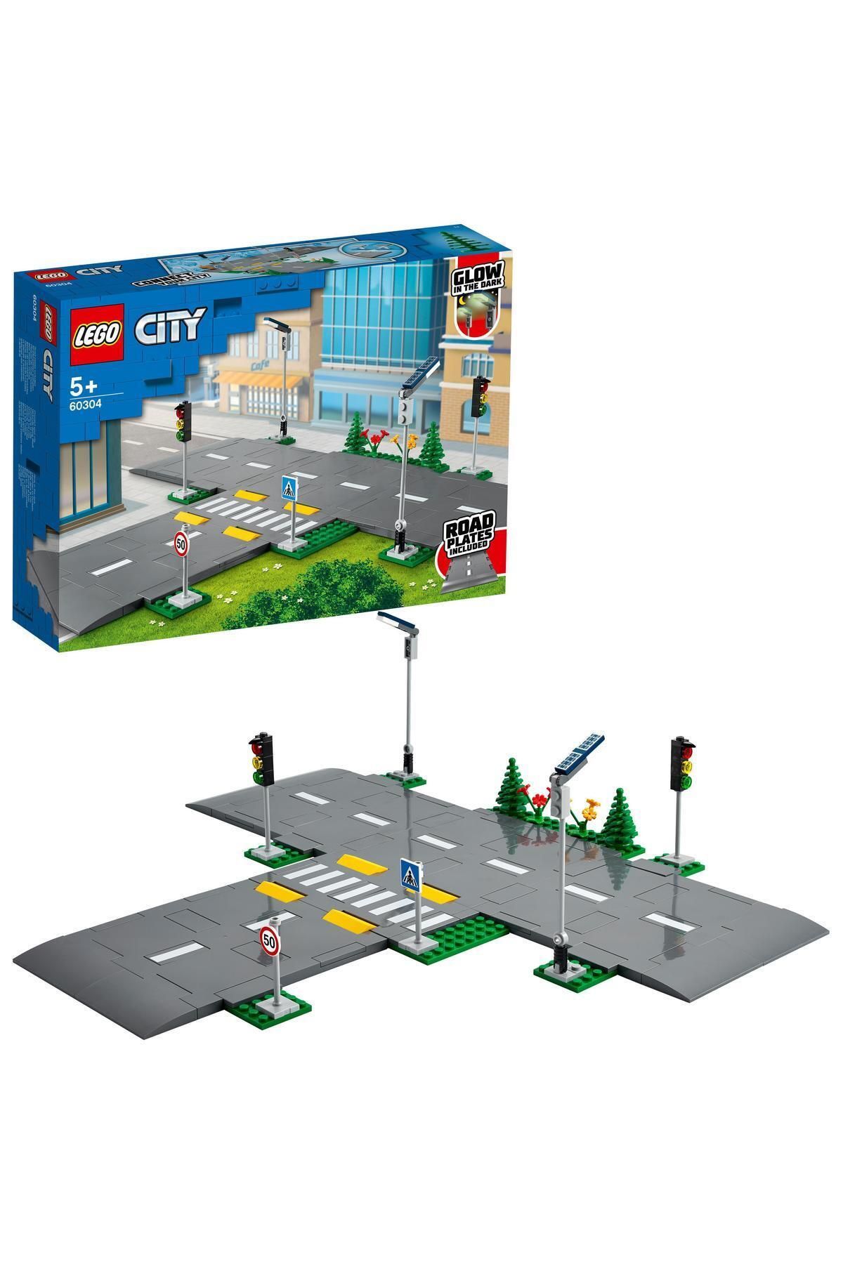 LEGO ® City Yol Zeminleri 60304 - 5+ Yaratıcı Oyuncak Yapım Seti (112 Parça)