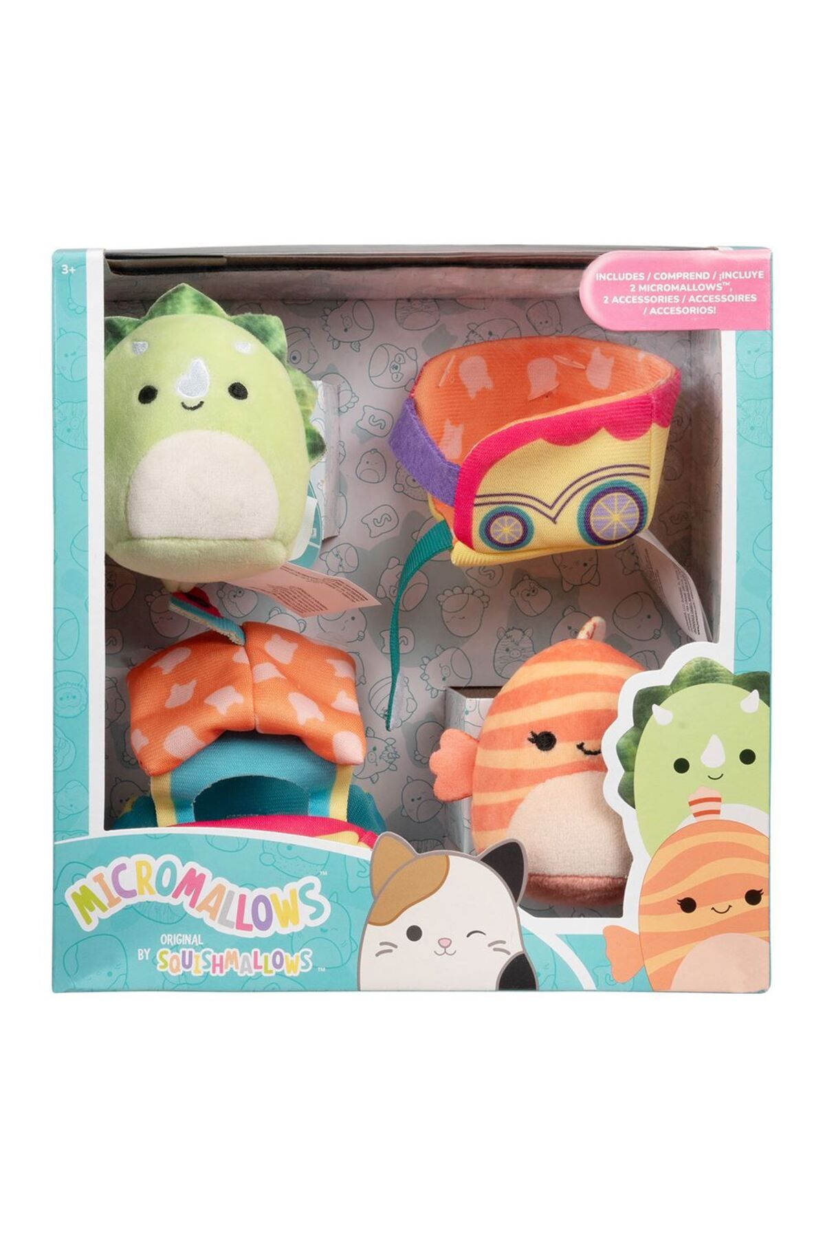 Squishmallows Micromallows 2 Figür 2 Aksesuar Seti Mm0015