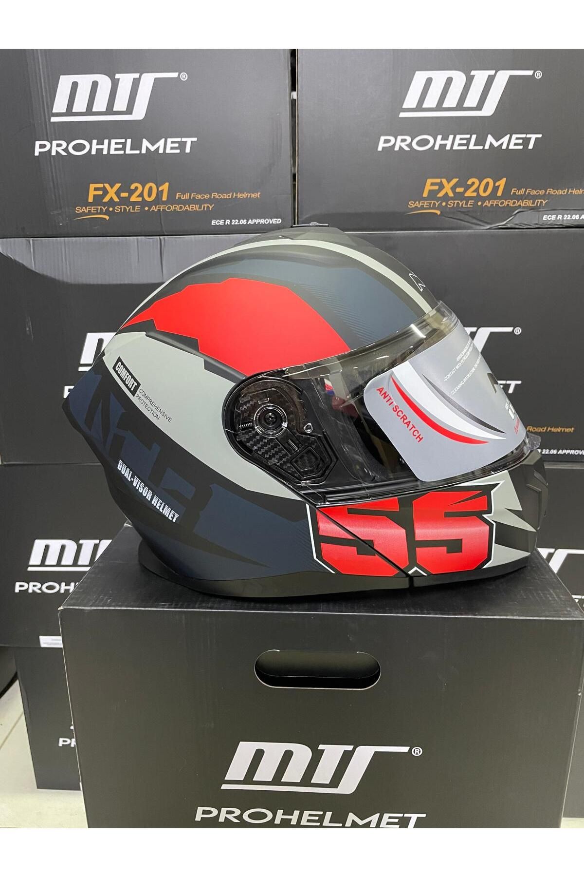 NCR Racing Çene Açılır Kask