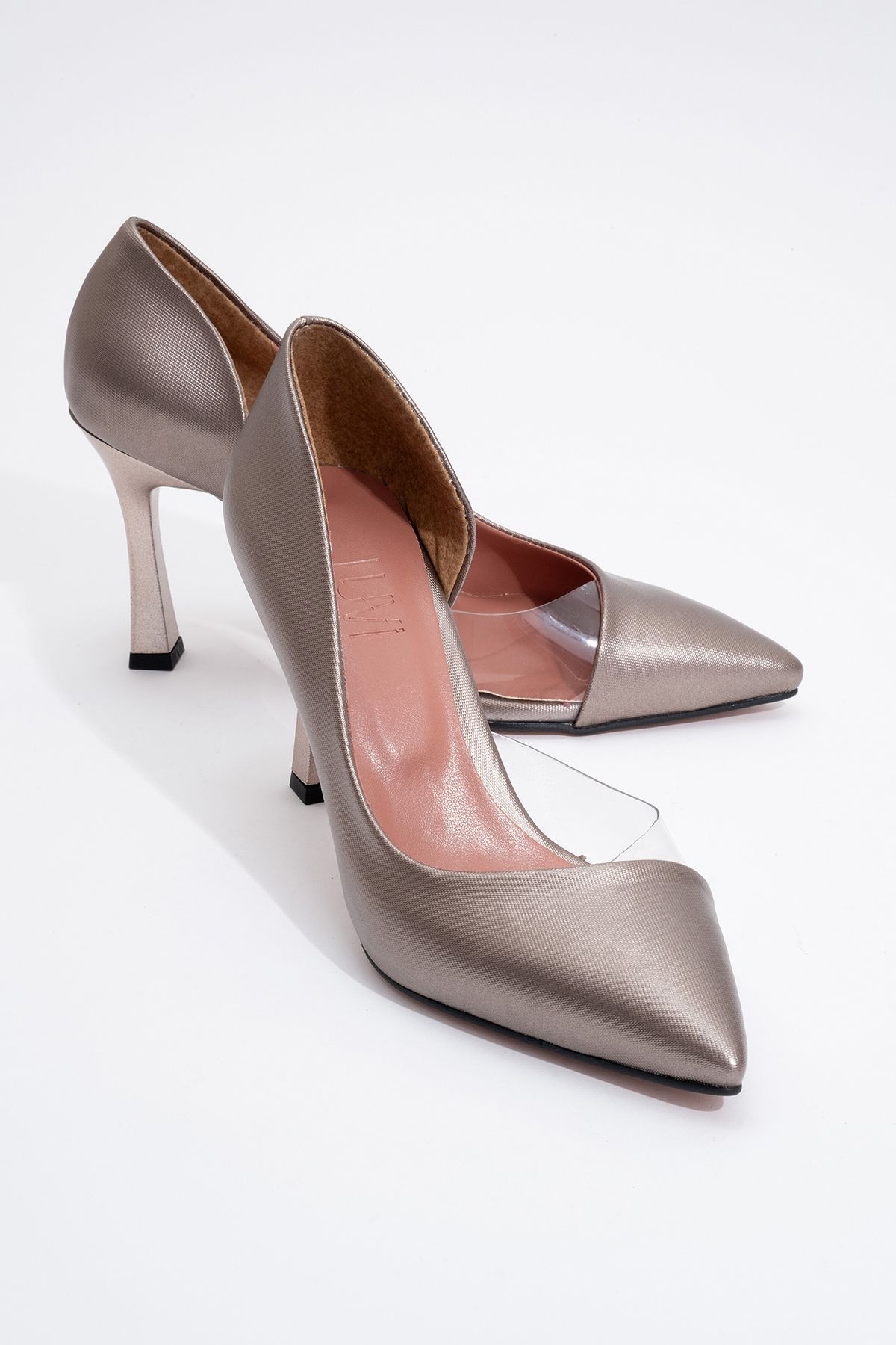luvishoes 653 Bakır Lara Topuklu Kadın Ayakkabı
