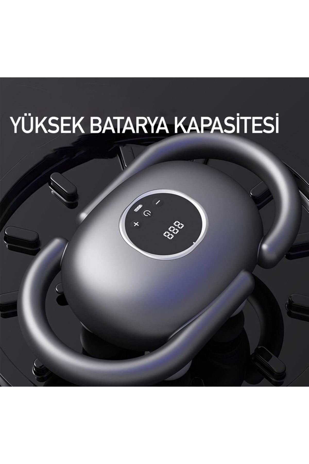 Mega Plus Şarjlı 4 Başlıklı Masaj Aleti Fonksiyonel Masaj Aleti Boyun Masaj Aleti Sırt Tüm Vücut Masaj Aleti