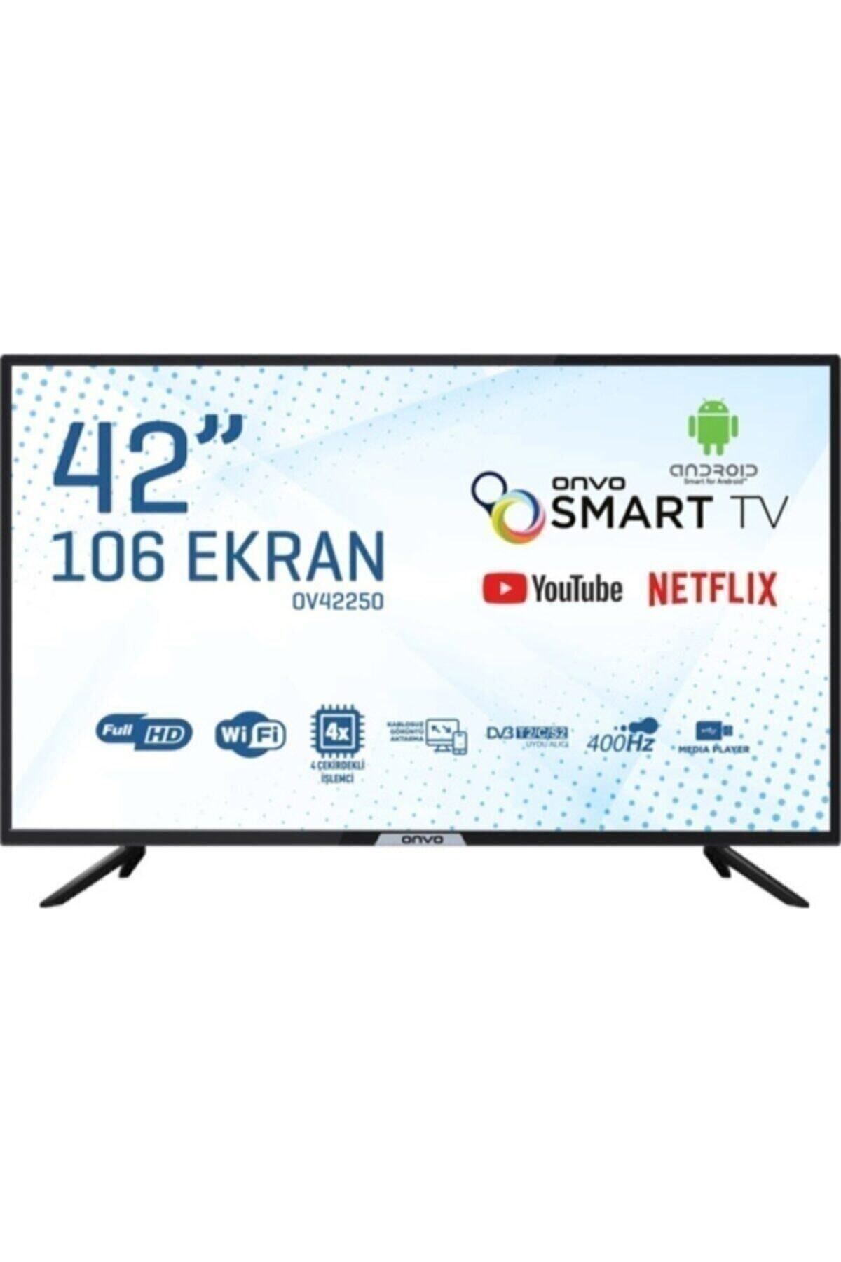 ONVO Ov42250 42" 106 Ekran Uydu Alıcılı Full Hd Smart Led Tv