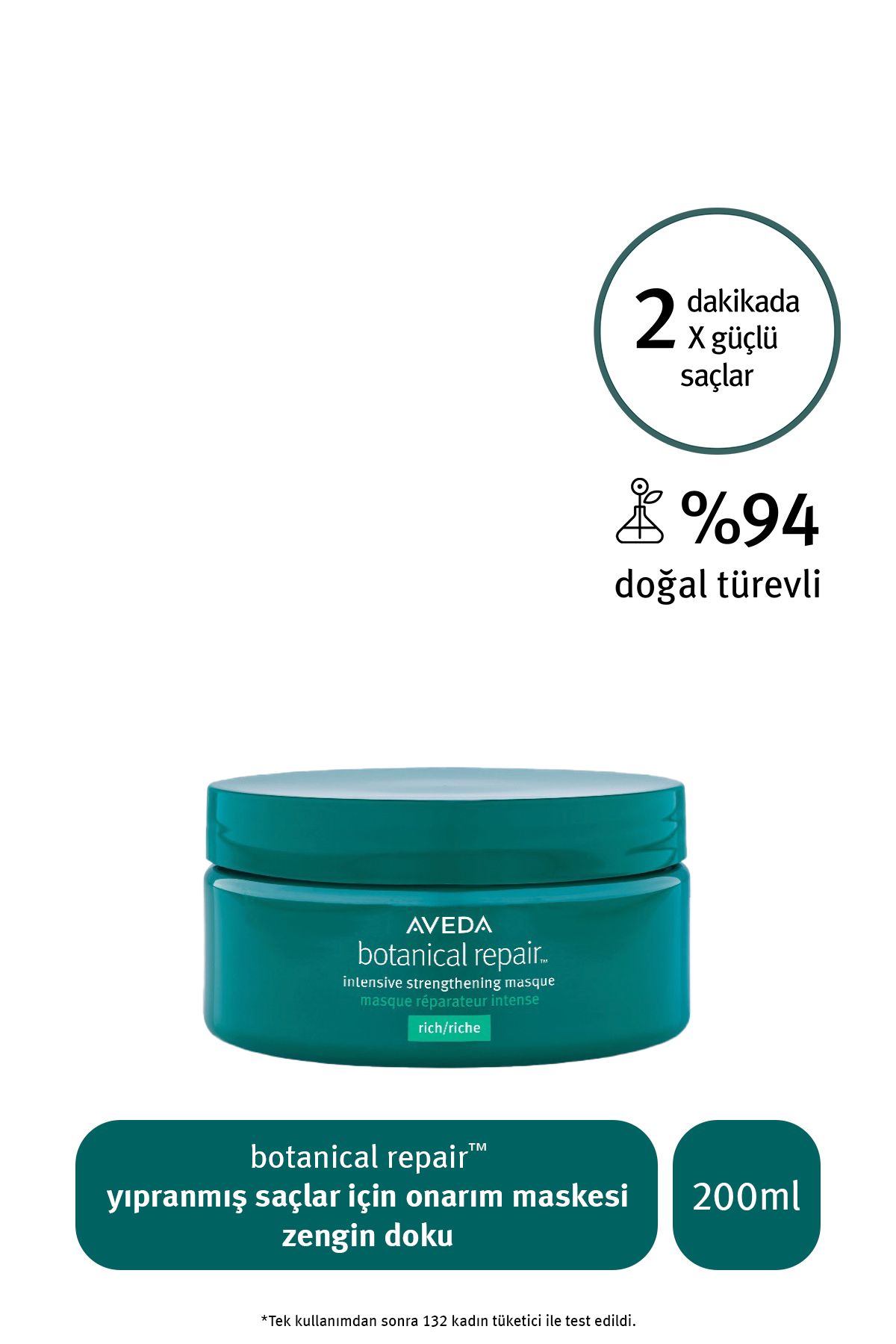 Aveda Botanical Repair Yıpranmış Saçlar Için Onarım Maskesi: Zengin Doku 200ml 18084019337