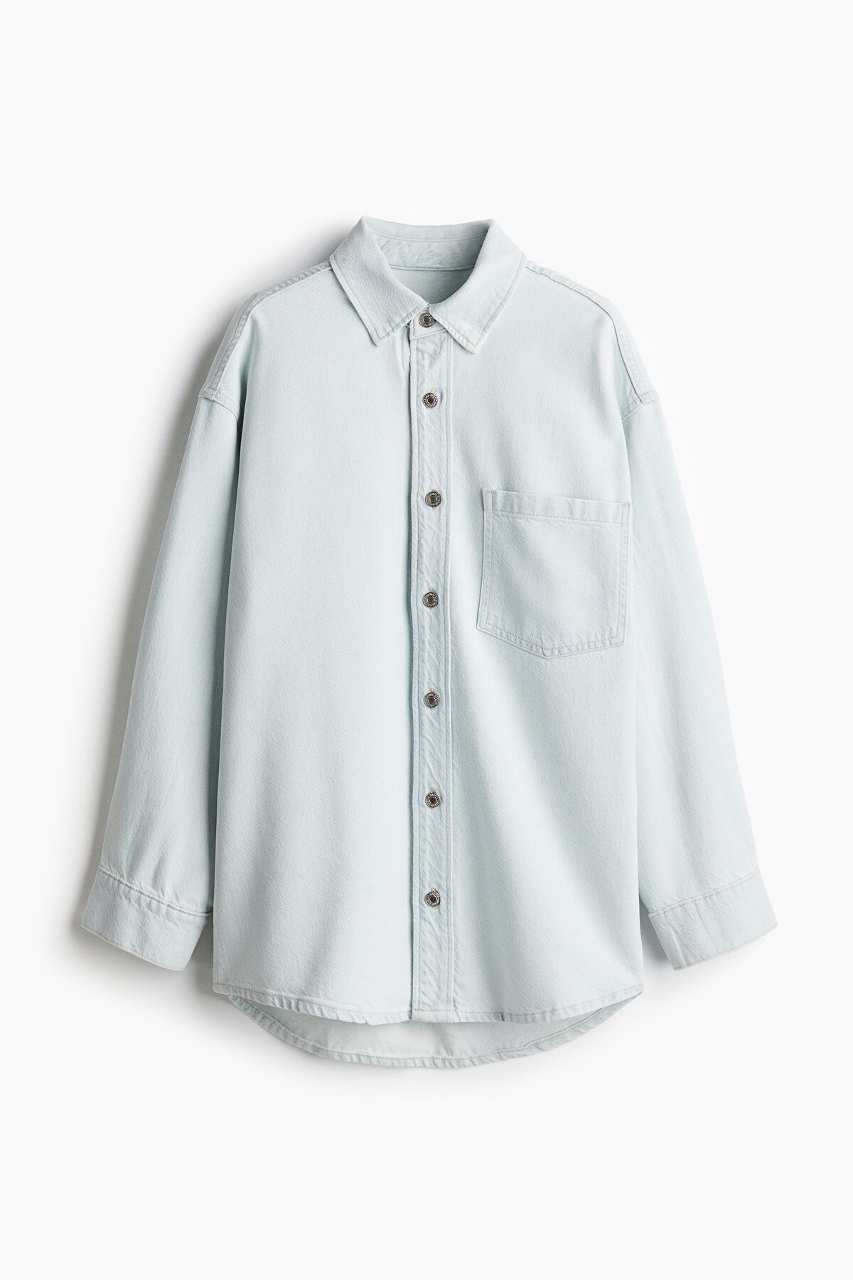 H&M Oversize Kot Gömlek Feather Soft