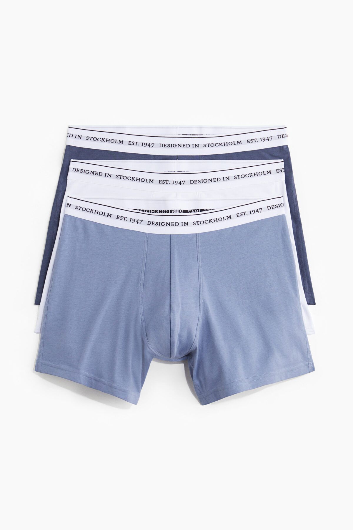 H&M 3’lü COOLMAX® Normal Paça Boxer Şort