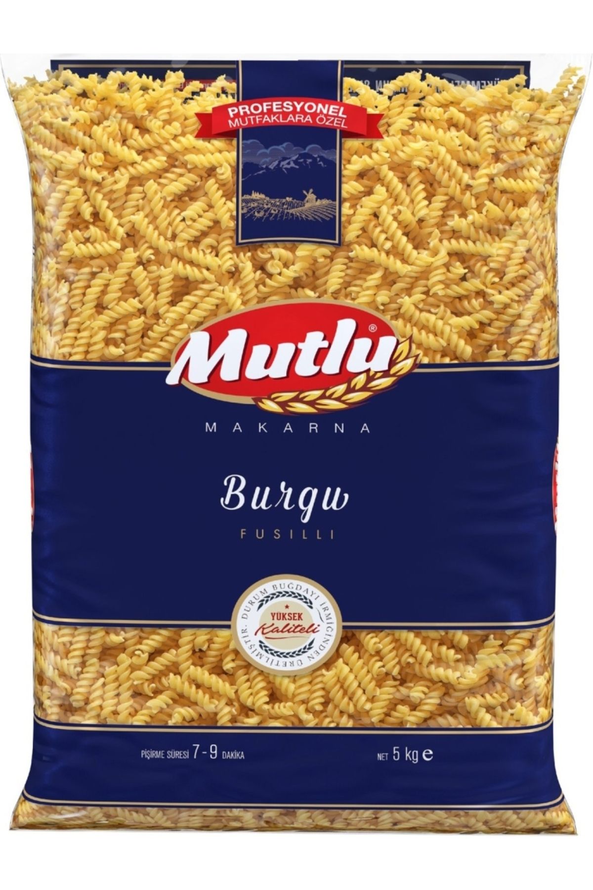 Mutlu Makarna Burgu Makarna 5 Kg