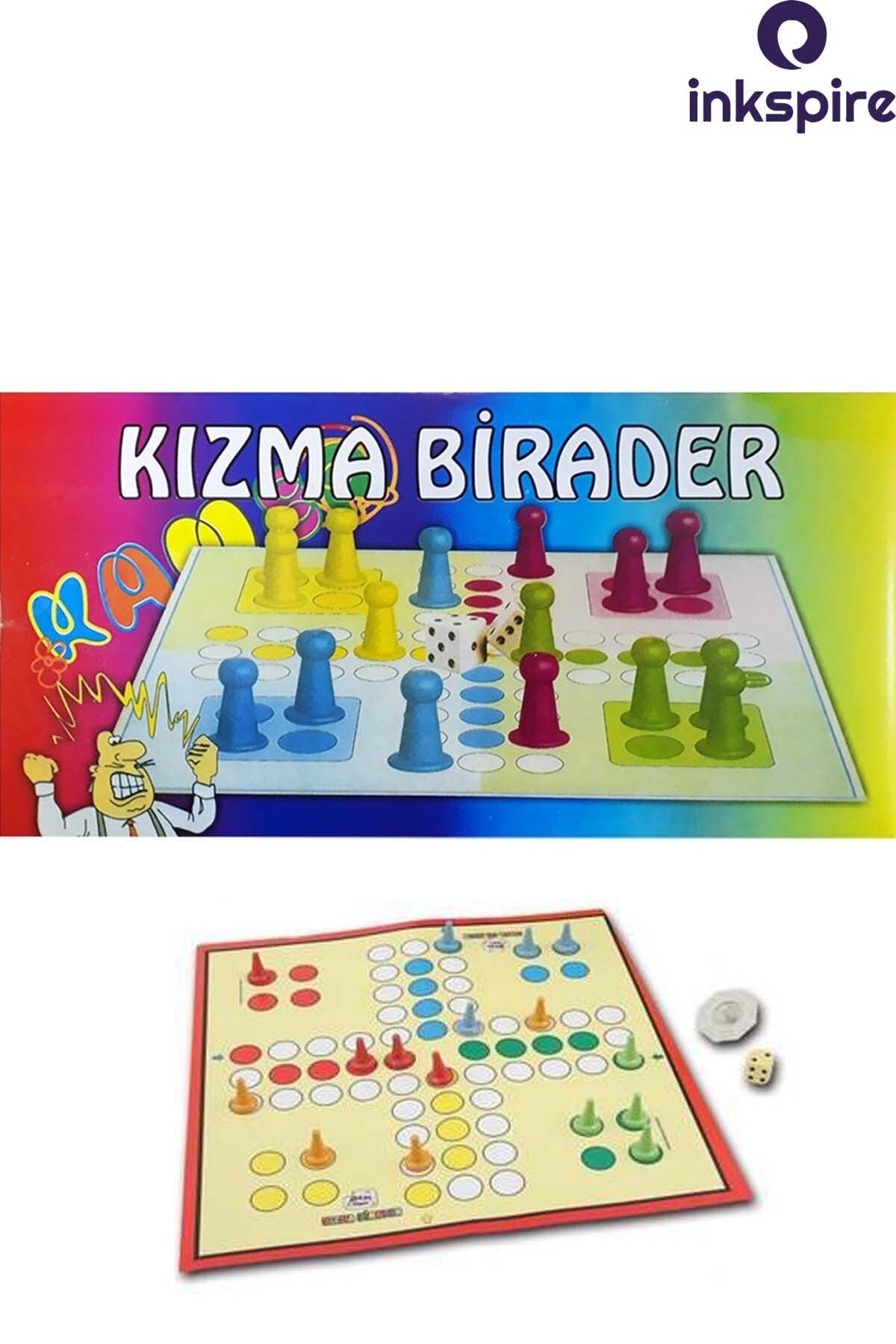 inkspire Basit Ekonomik Kızma Birader 1 Paket Karton Kızma Bilader Kutu Oyunu Strateji Akıl Zeka Zar Oyunu