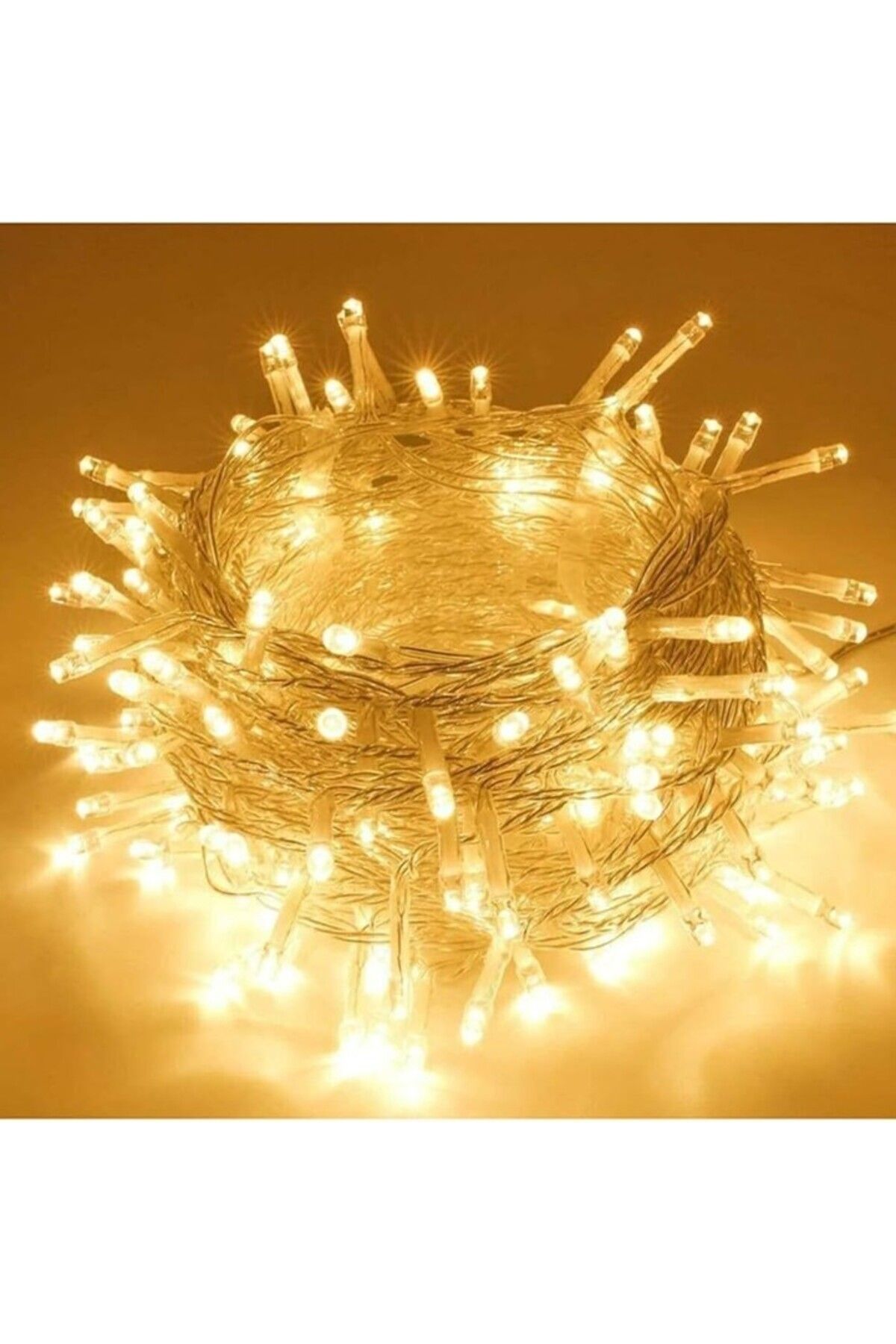 TECNO WORLD 10 METRE STRİNG İP LED İP44 YILBAŞI SÜSLEMELESİ 100 LEDLİ ŞEFFAF KABLO FLAŞLI
