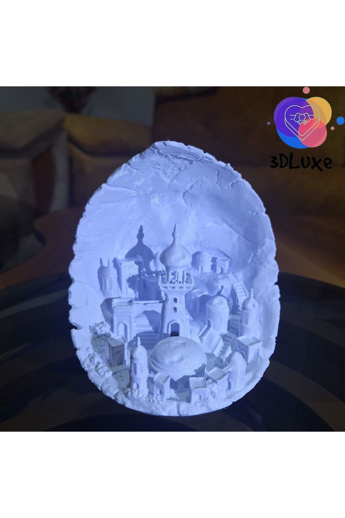 3DLuxeDekor Detaylı Ay Şehri