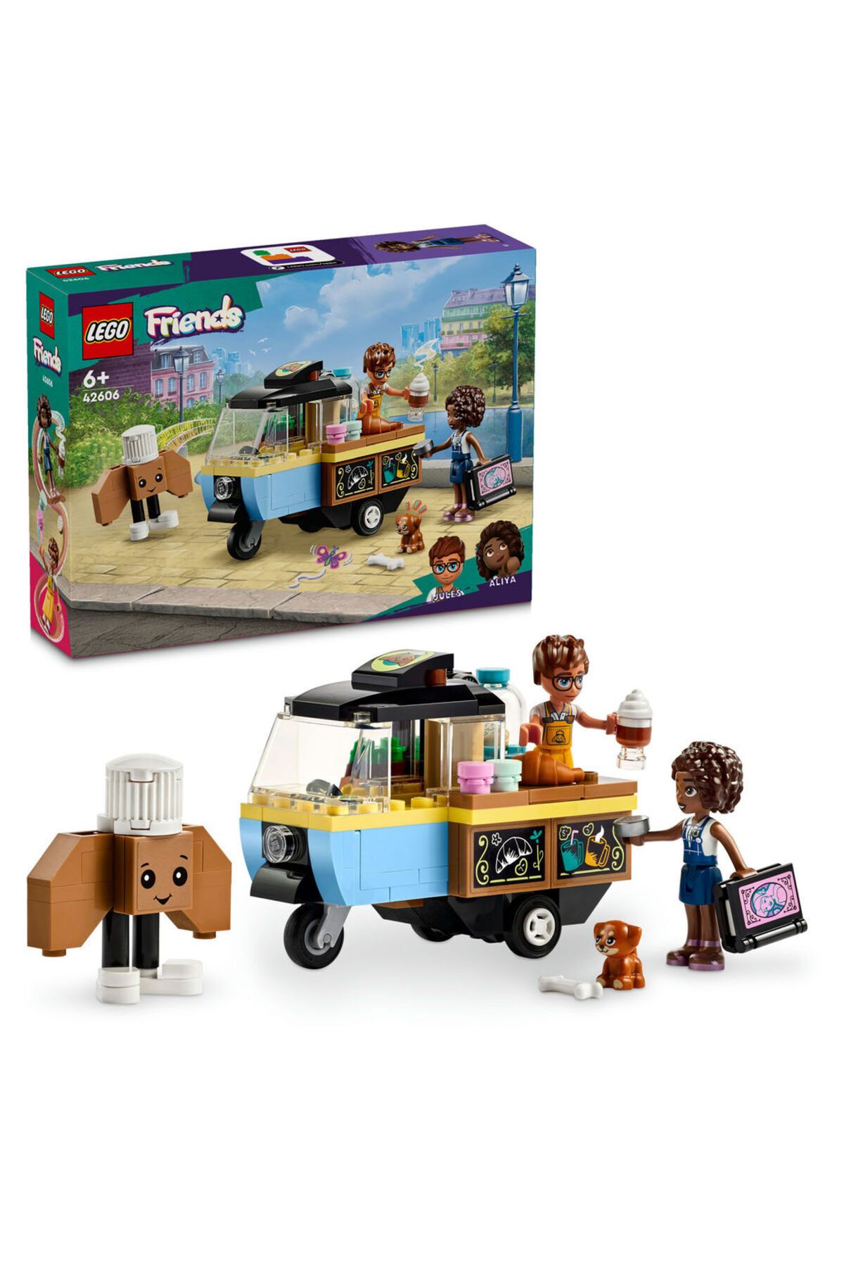 LEGO ® Friends Mobil Pastane 42606 - 6+ Yaratıcı Oyuncak Yapım Seti (125 Parça)