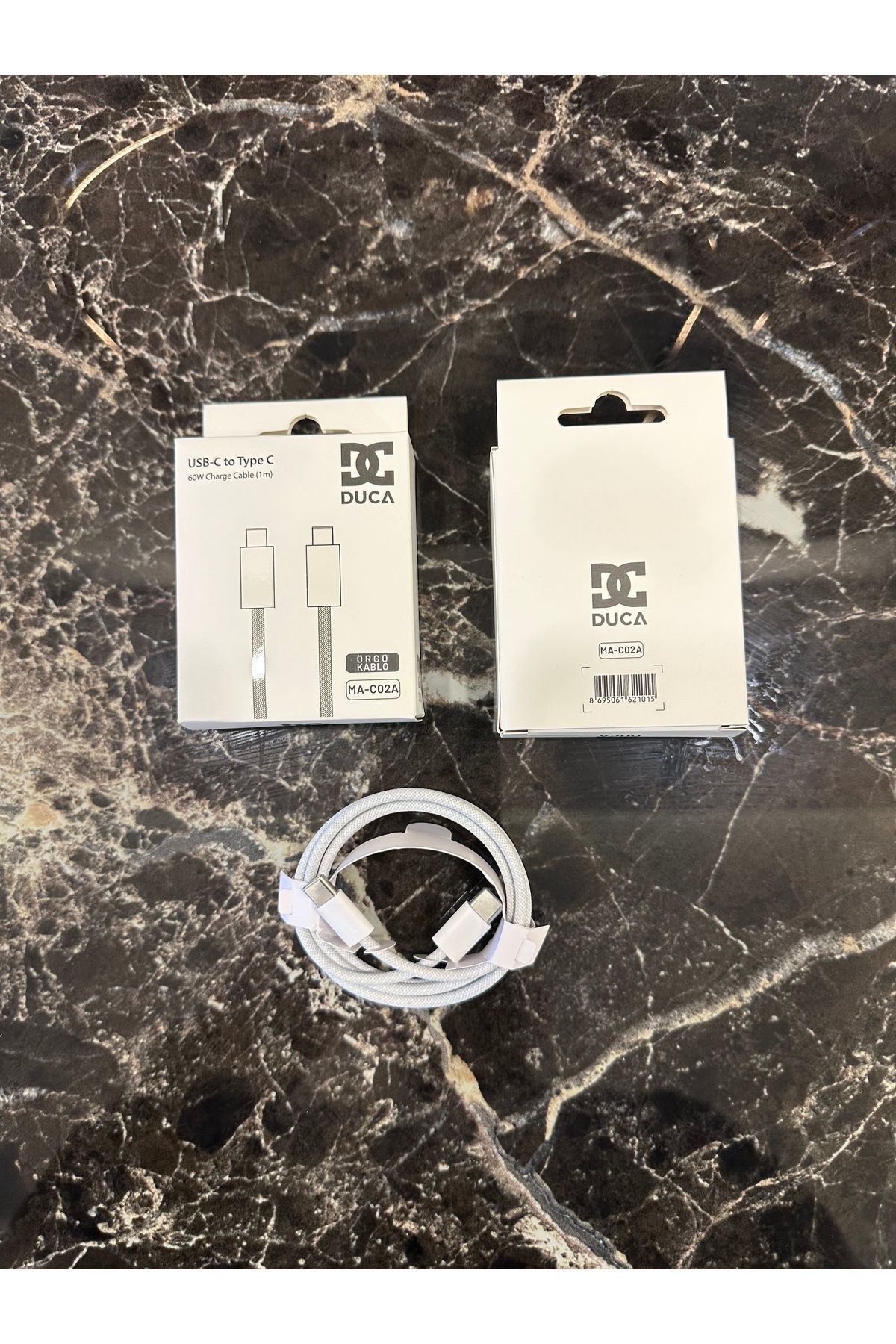 DUCA USB-C to TYPE C ÖRGÜ KABLO 60W