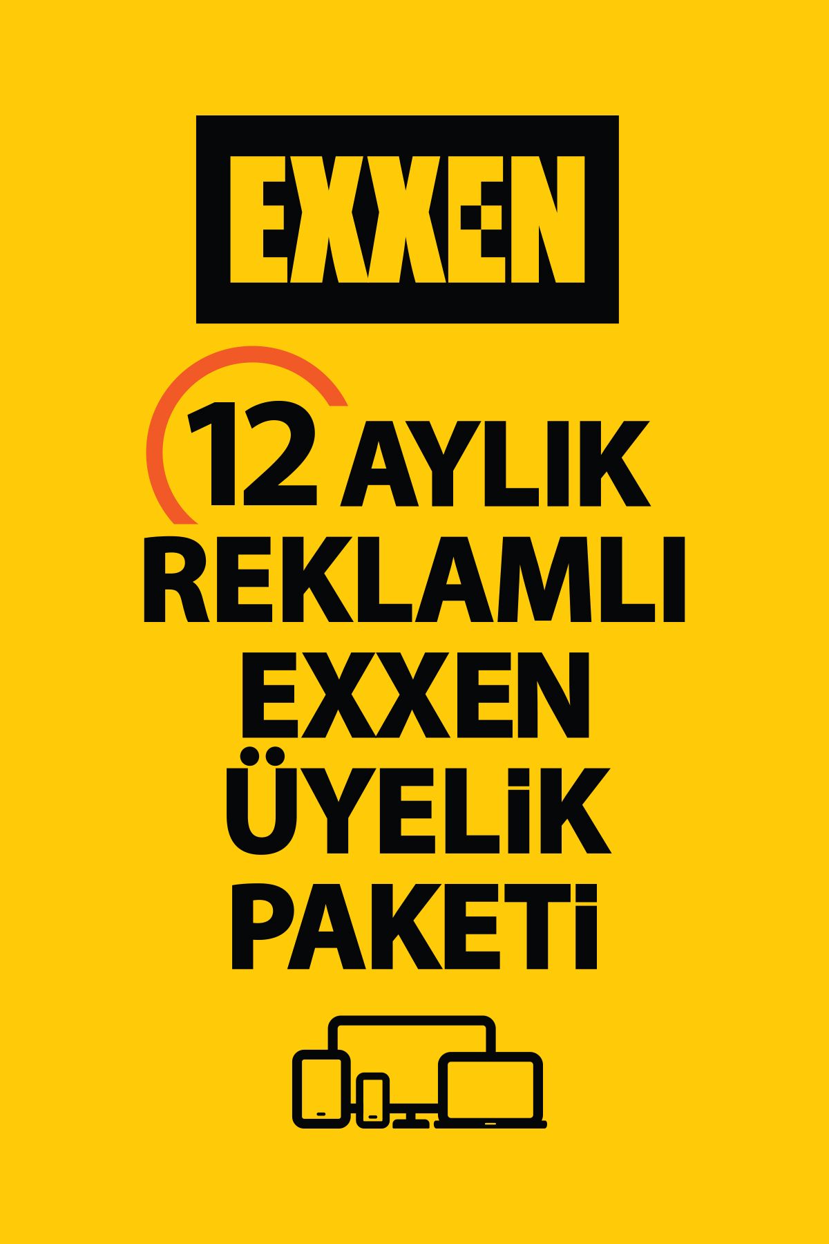 Exxen  12 Aylık Dijital Üyelik Kodu - Reklamlı