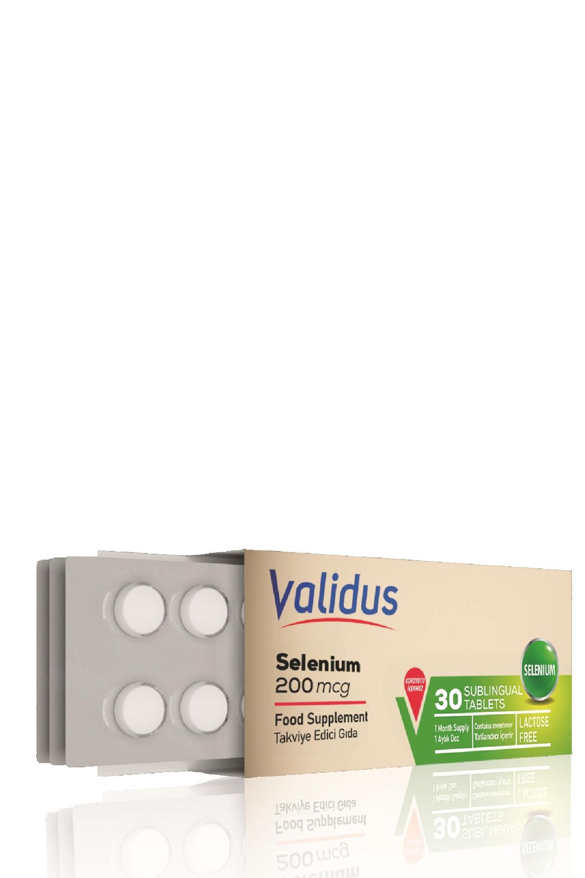 Validus Selenium 200 mcg 30 Sublingual Tablets