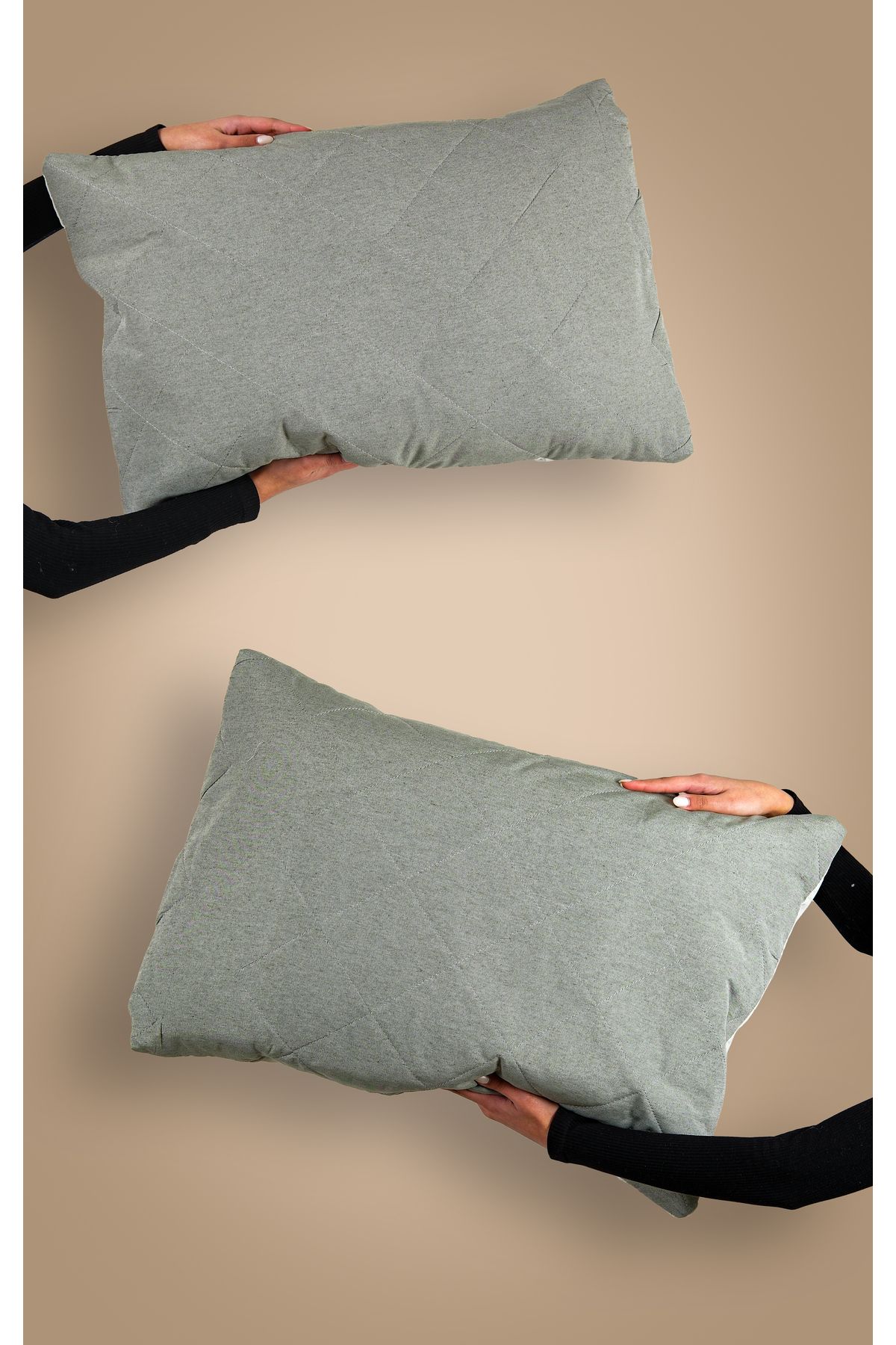 Cottonest Kapitoneli Yastık Kılıfı 2 Adet 50x70 Cm