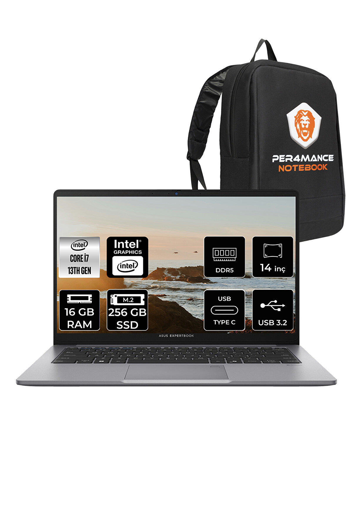 ExpertBook P1 Intel Core i7 13620H 16GB 256GB SSD 14
