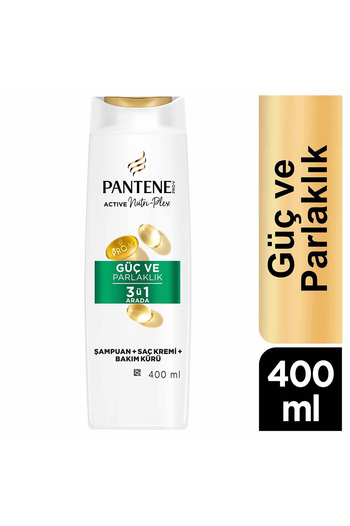 Pantene Güç Ve Parlaklık 3'Ü 1 Arada Şampuan 400Ml