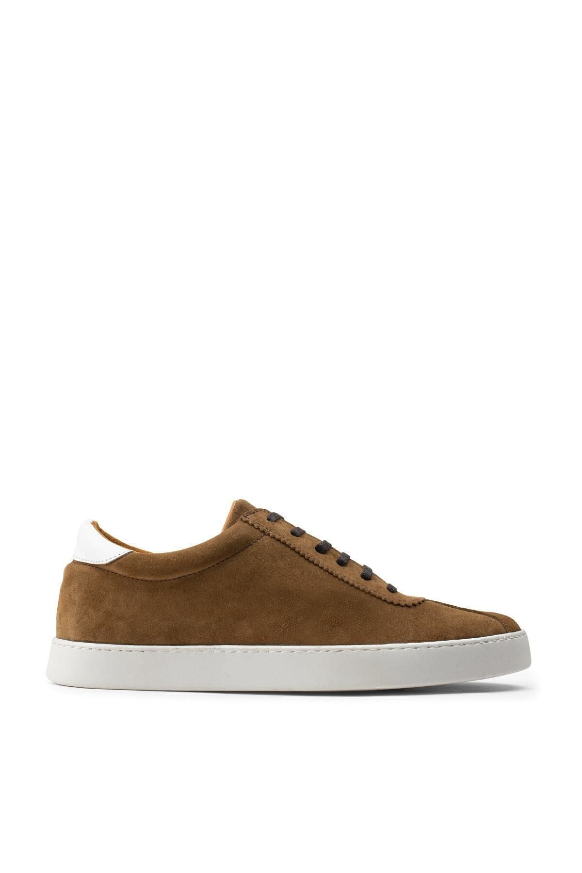 Deery Hakiki Süet Hardal Rengi Sneaker Erkek Ayakkabı