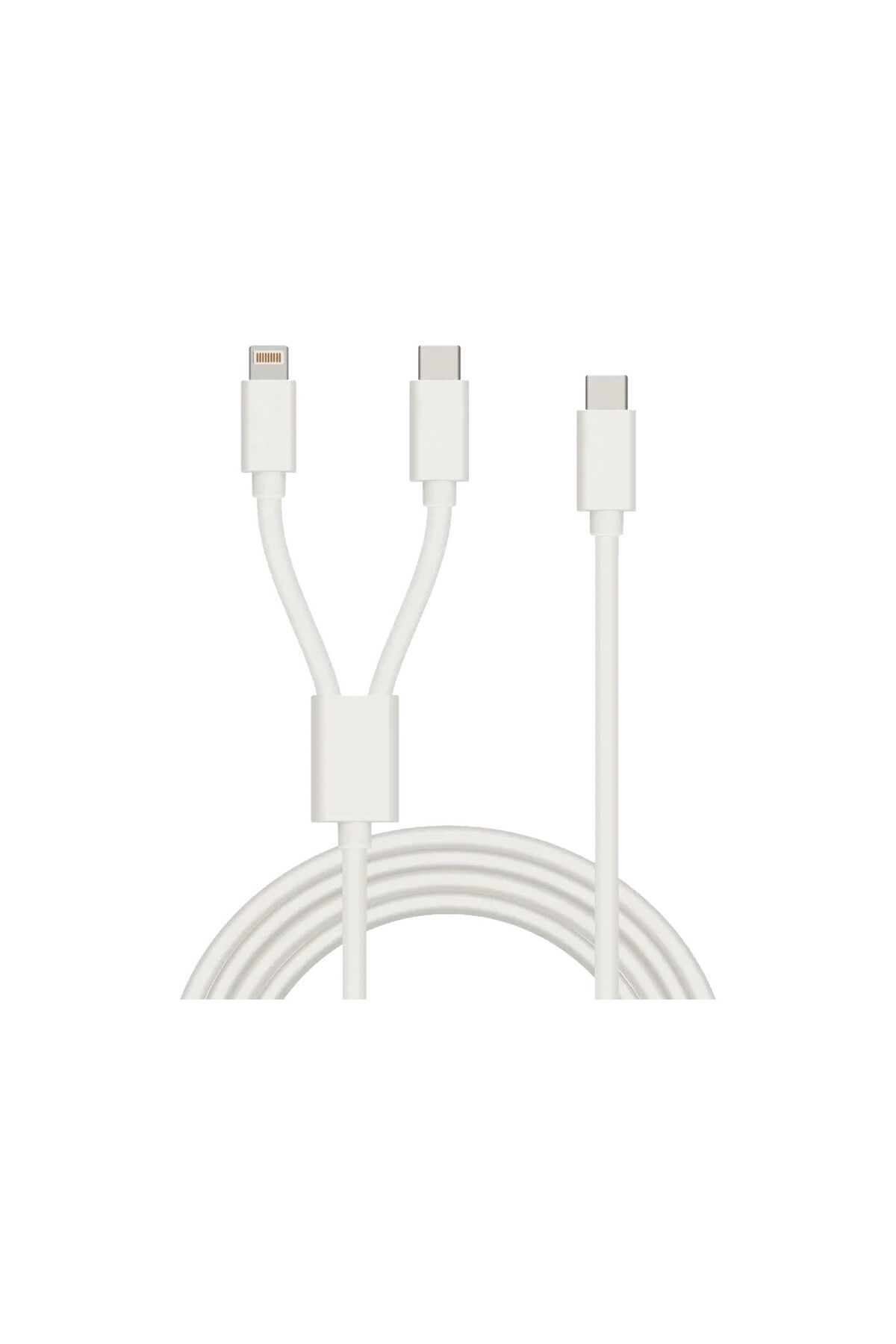 schitec 2in1 5a 120w Type-c To Type-c Ve Lightning Hızlı Data Ve Şarj Kablosu 120cm Sx31c