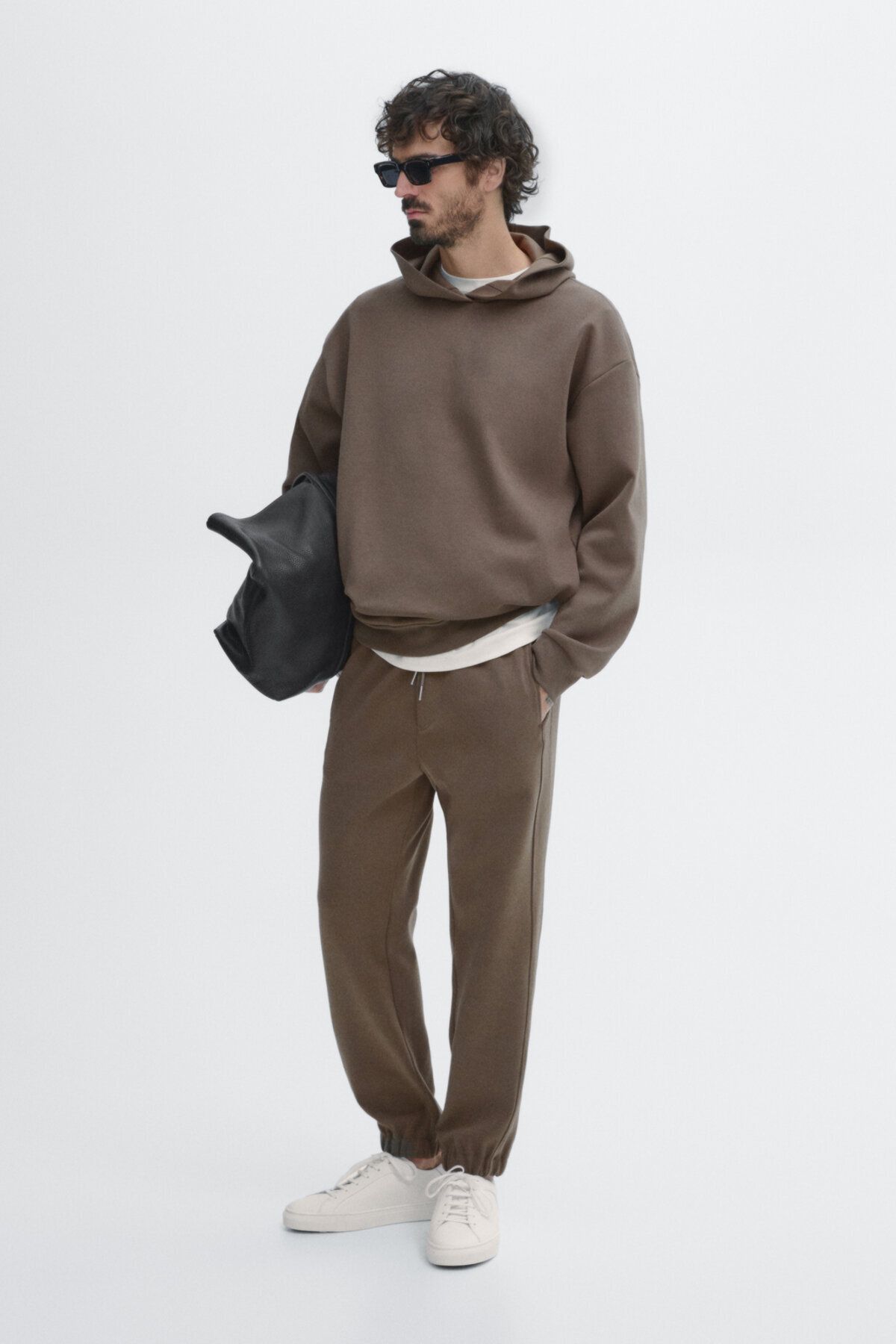Massimo Dutti Pamuk karışımı jogger pantolon