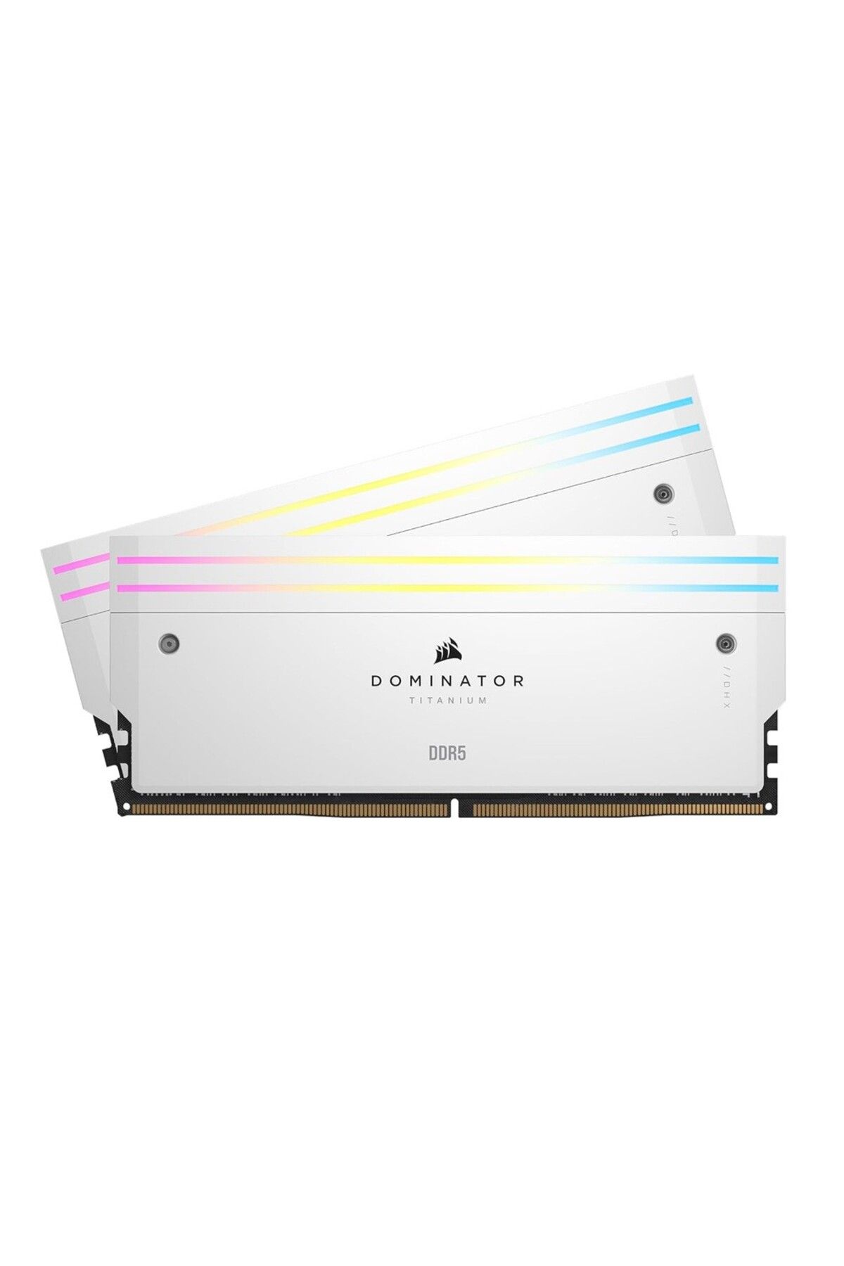 Corsair Domınator Tıtanıum Rgb 32gb (2X16GB) 7000mhz Cl34 Ddr5 Intel Xmp Beyaz Ram-cmp32gx5m2x7000c3
