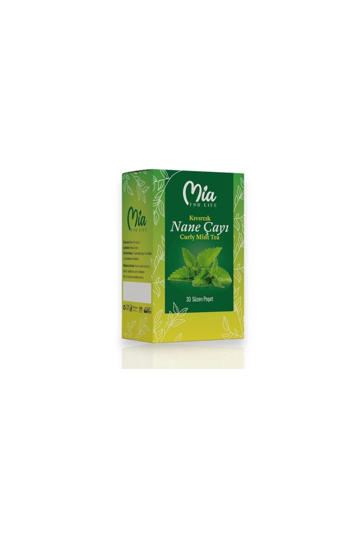 Mia For Life Spearmint Tea Kıvırcık Nane Çayı 30 Süzen Poşet