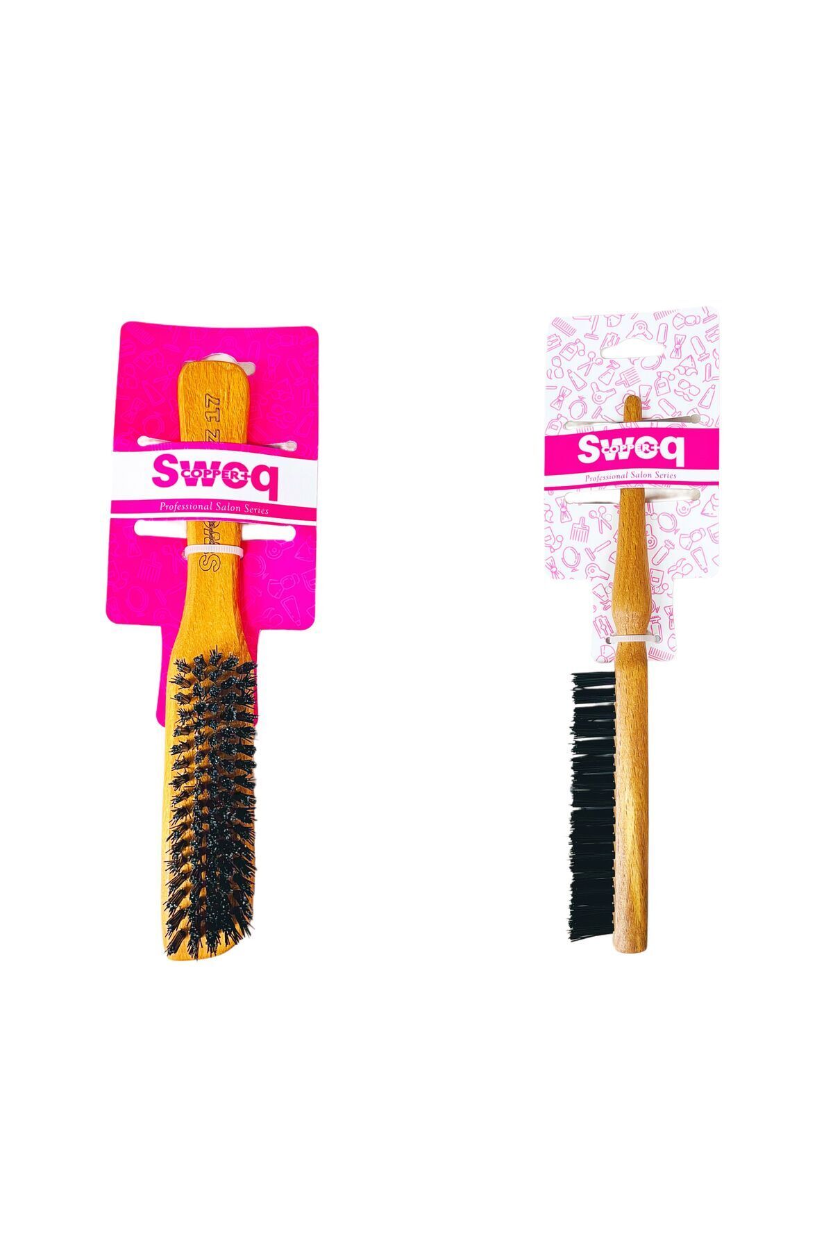 SWOQ Tpz7 & Tpz17 Ikili Profesyonel Topuz Fırçası