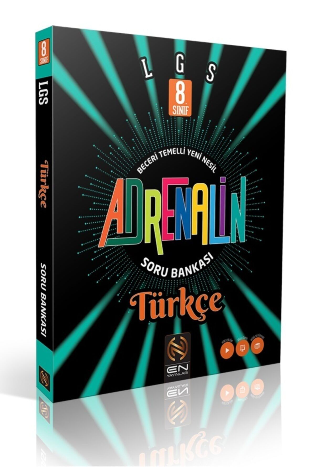 En Yayınları 8. Sınıf Lgs Türkçe Adrenalin Soru Bankası Yeni 2022
