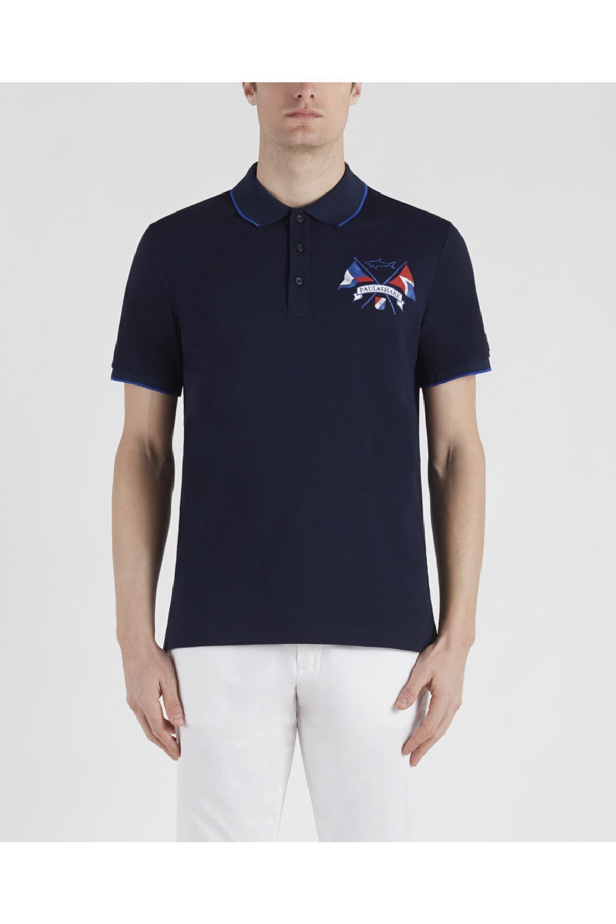 Paul&Shark Erkek Men's Knıtted Polo Shırt C.w. Cotton