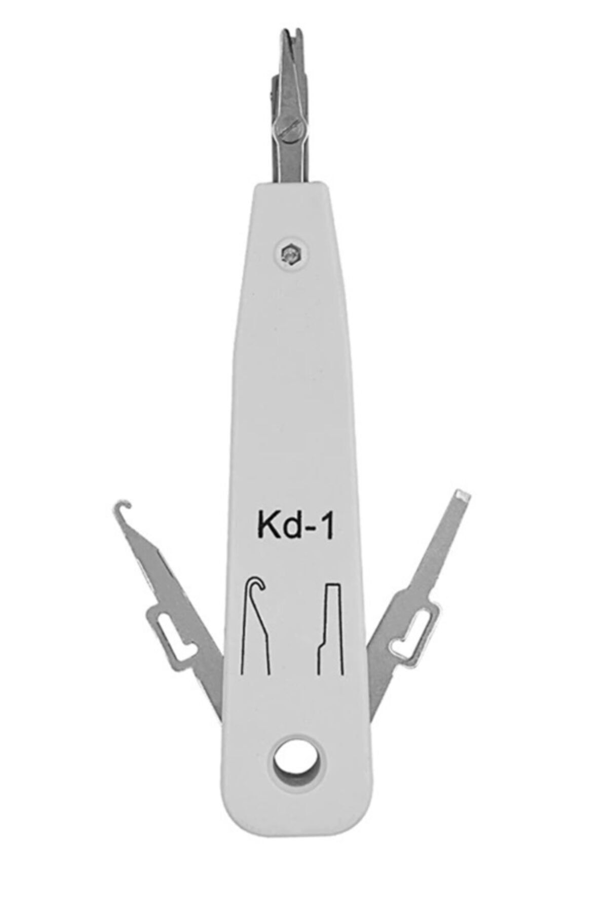 Alfais 4593 Krone Bıçağı Kep Kep Rj11 Rj45 Telefon Kd-1 Kepkep Çakma Impact Telekom Pensesi