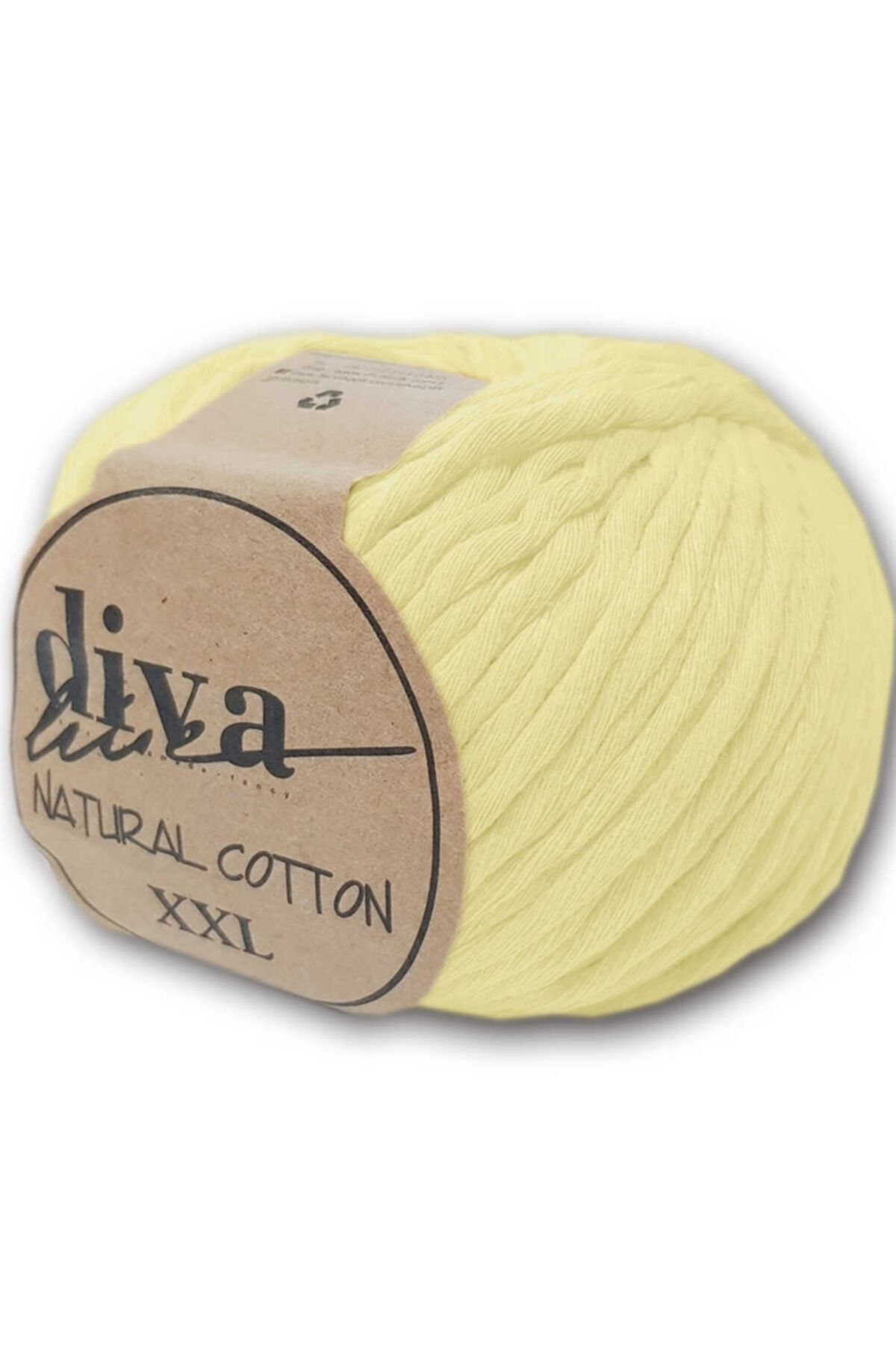Diva İplik Diva Natural Cotton Xxl 1002 Soft Sarı