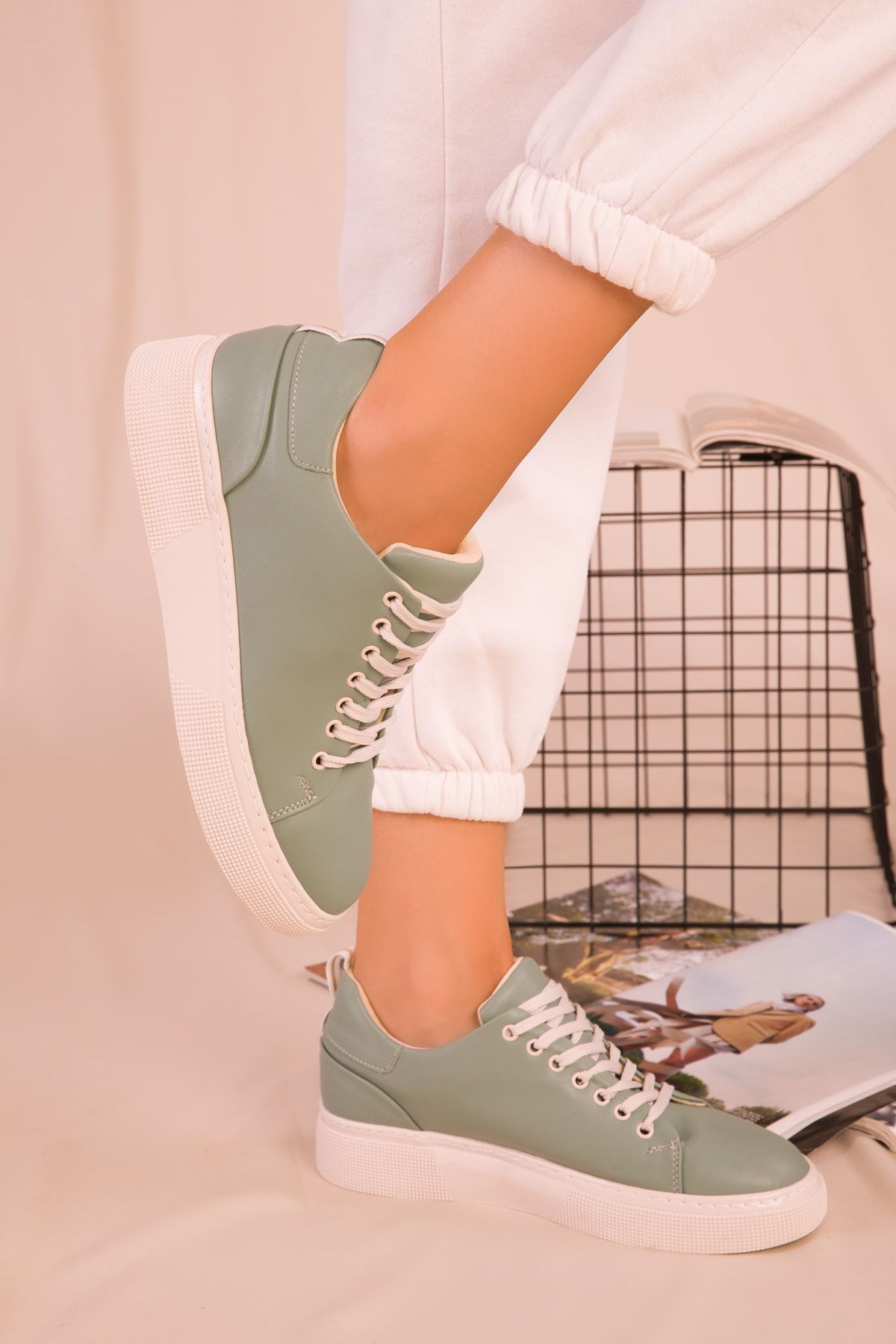 SOHO Yeşil Kadın Sneaker 15771