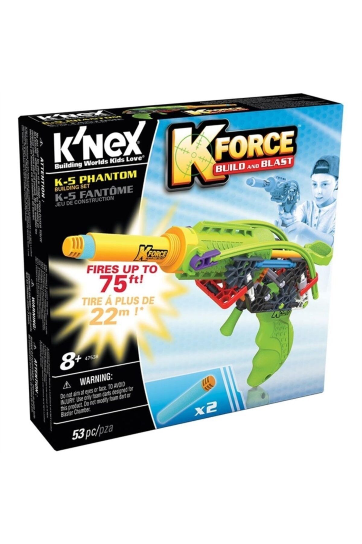 Genel Markalar 3d Boyutlu Yapboz Puzzle K’nex K-force K-5 Phantom Yapı Seti 47538