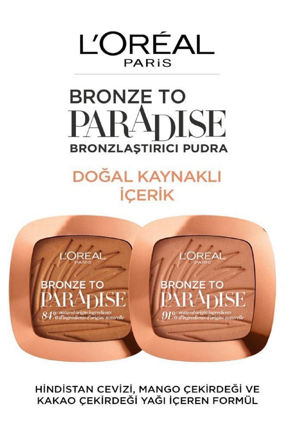L'Oréal Paris Bronze to Paradise Mat Bronzlaştırıcı Pudra 02 Baby One More Tan_3
