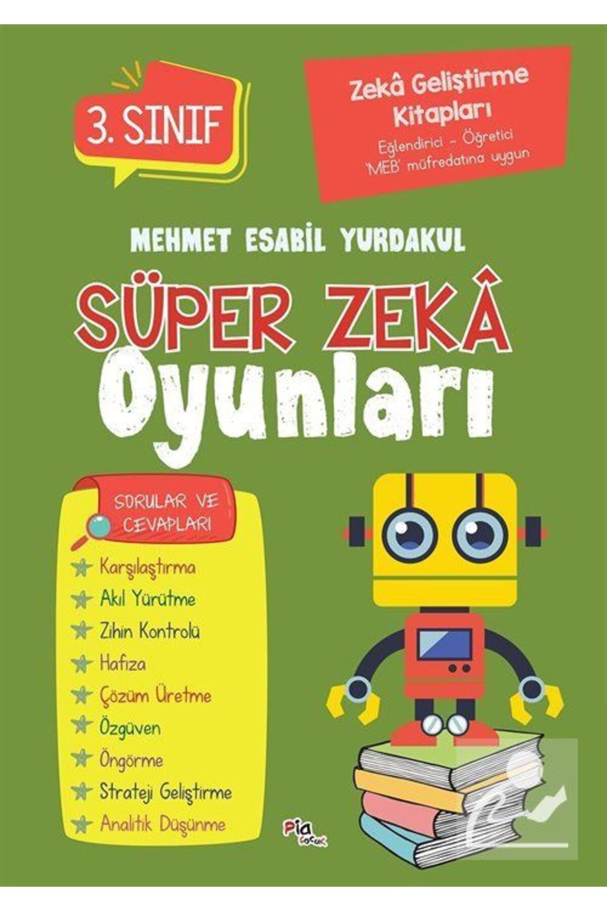 Genel Markalar Zeka Geliştirme Kitapları Süper Zeka Oyunları 3.sınıf