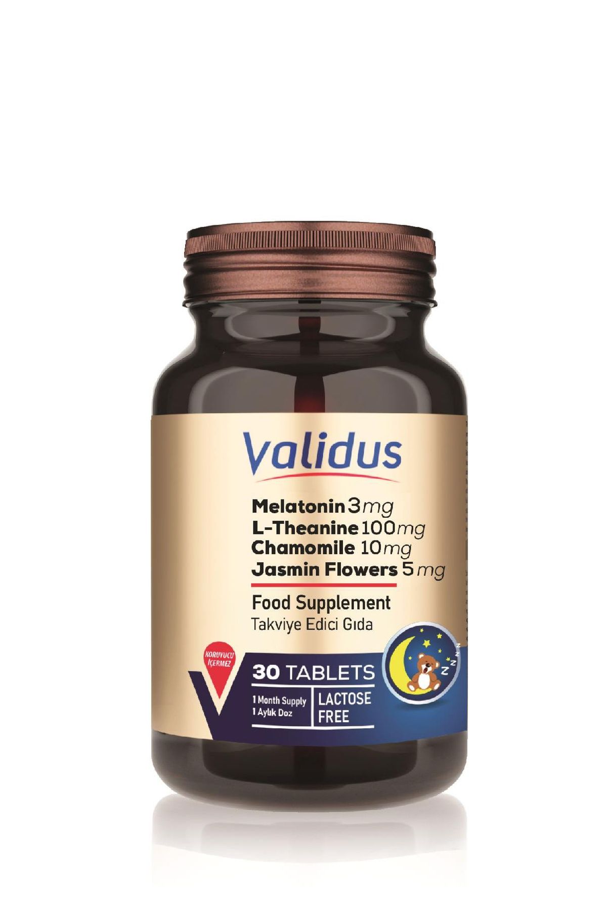 Validus Melatonin 3 mg 30 Tablets