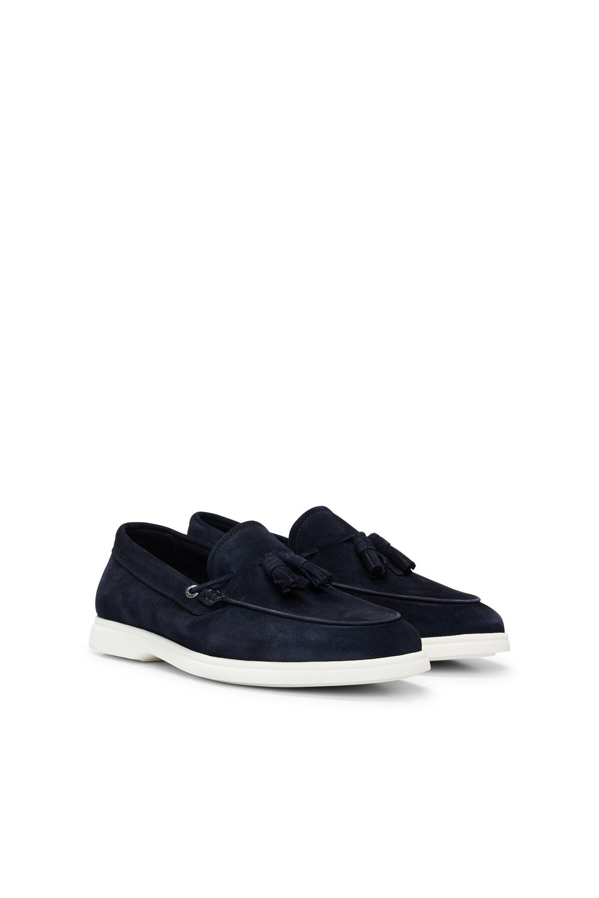 BOSS Püskül Süslemeli Süet Slip-on Mokasen Ayakkabı