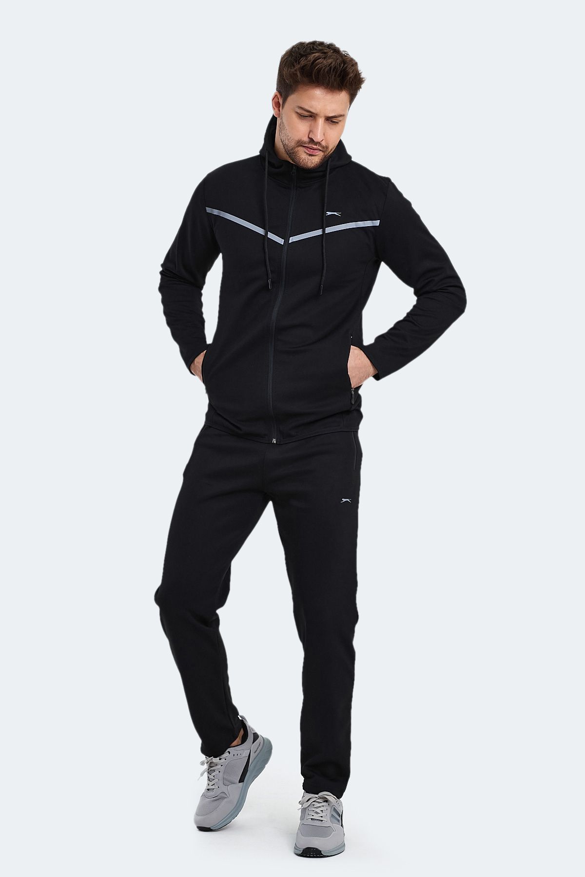 Slazenger Orka In Erkek Eşofman Takımı Siyah