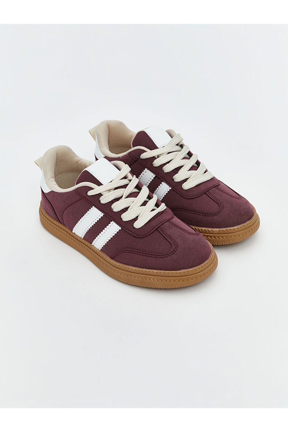 LC Waikiki LCW STEPS Bordo Bağcıklı Kız Çocuk Spor Ayakkabı