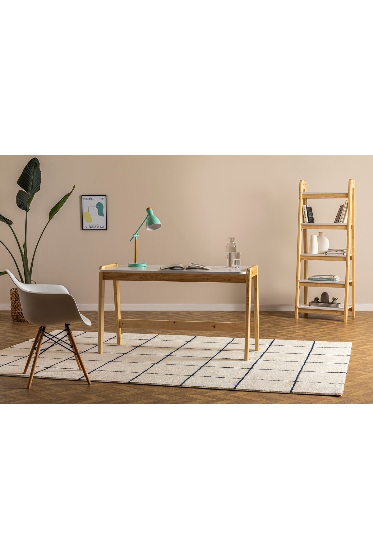 Vivense NOMA ÇALIŞMA MASASI, BEYAZ, 130 CM