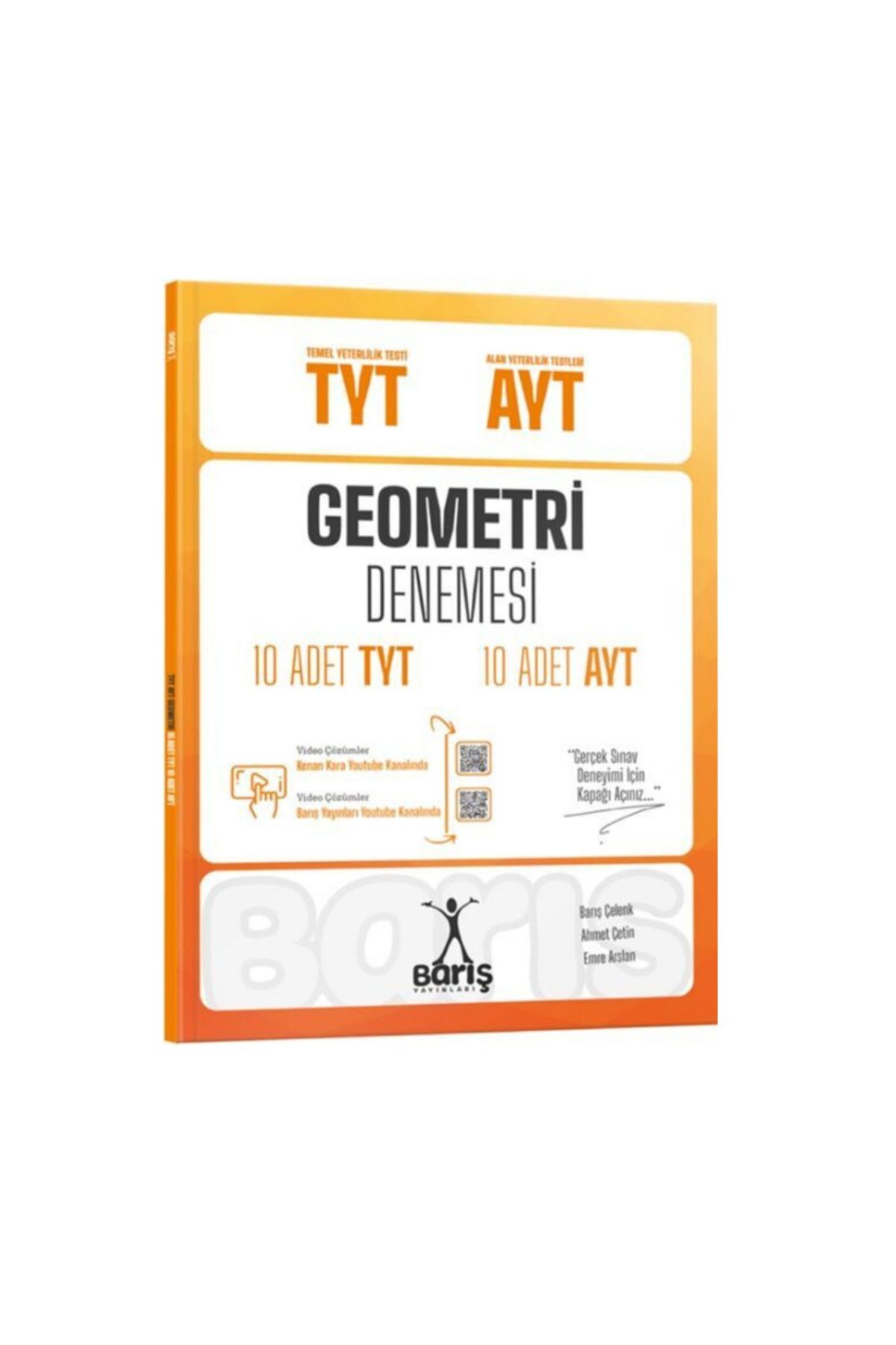 Marsis Yayınları Barış  TYT AYT Geometri Denemesi 10 Adet TYT 10 Adet AYT