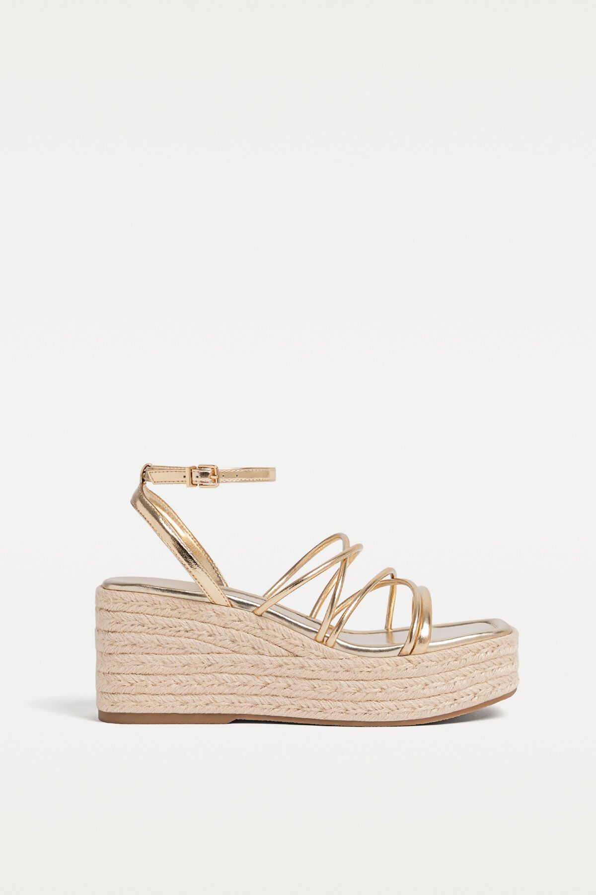 Stradivarius Jüt platform dolgu topuk ayakkabı