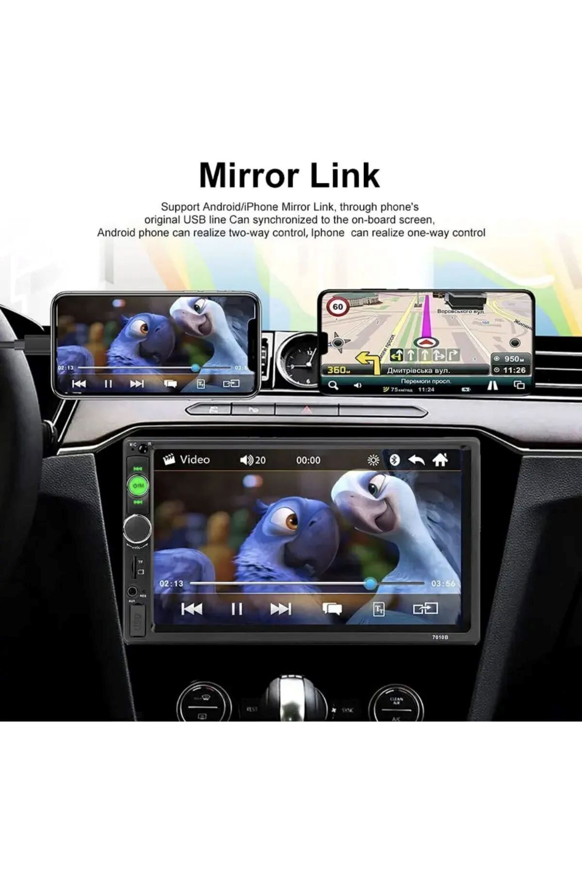 Grade Power 7 inc android teyp 7 multimedya teyip internet navigasyon carplay