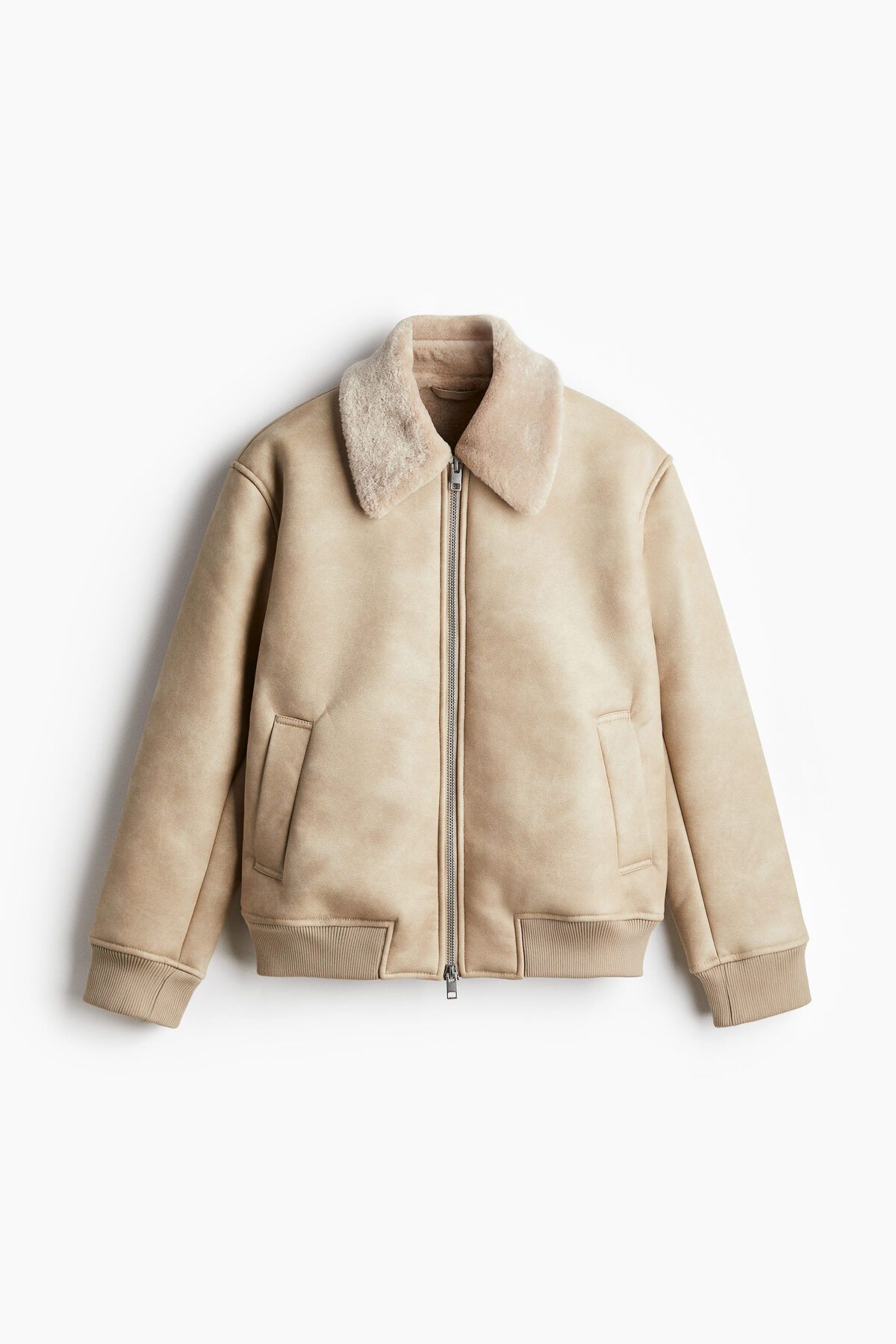 H&M Pelüş Astarlı Ceket Regular Fit
