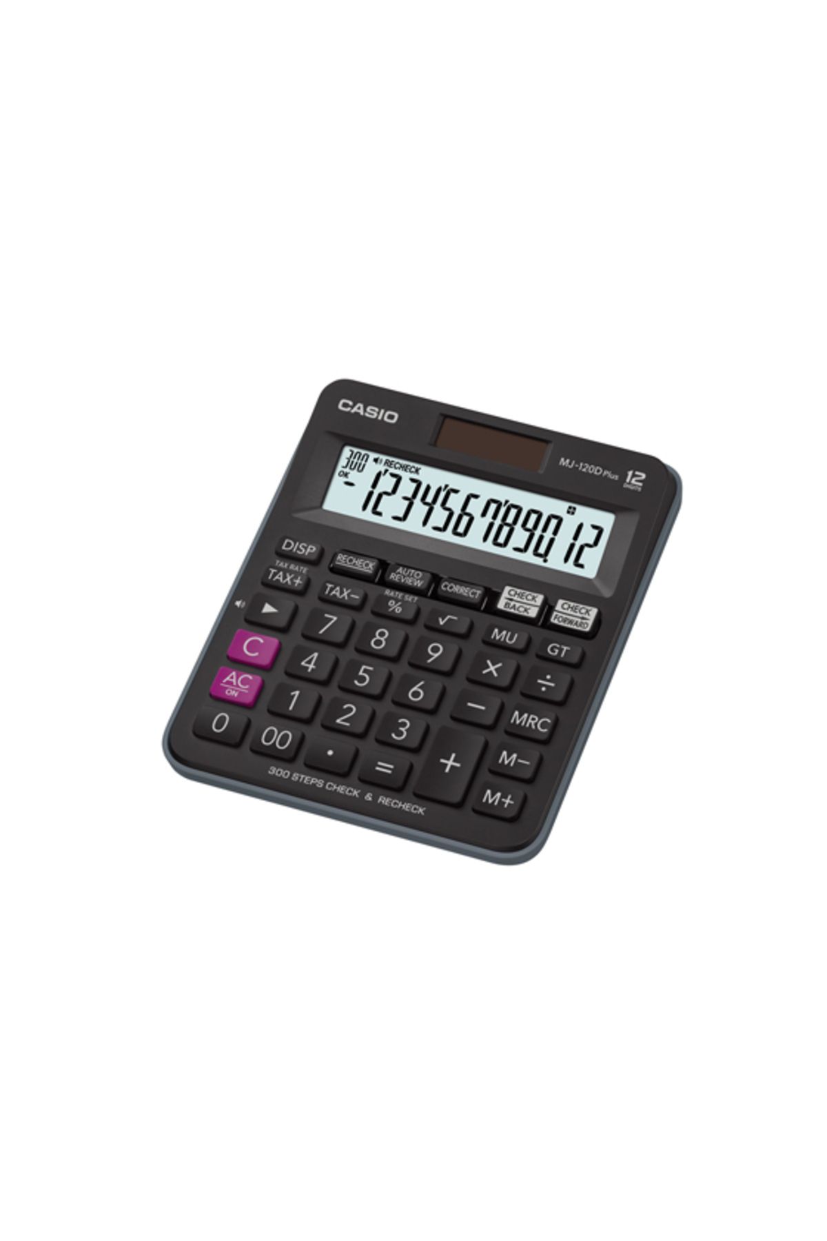 Casio Mj-120d Plus Işlem Kontrollü 12 Hane Masa Üstü Hesap Makinesi