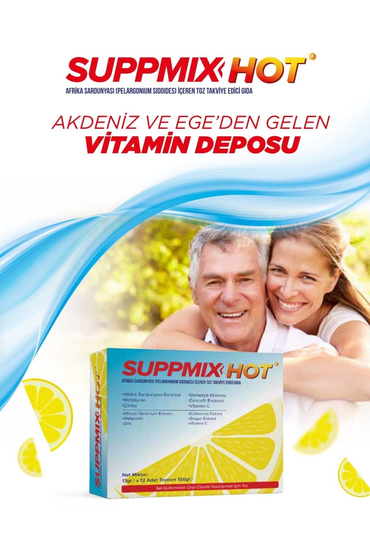 suppmix -hot Limon Aromalı Saşe 12 Adet