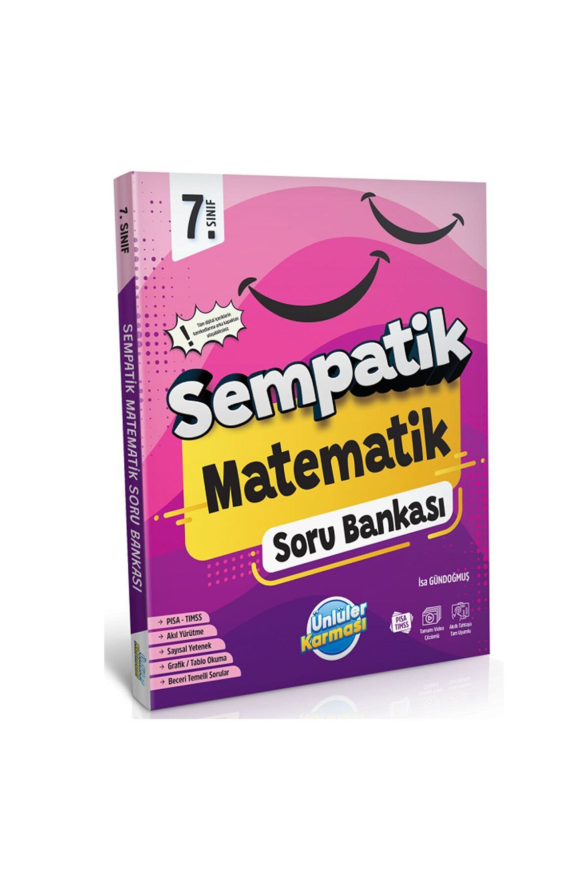 Ünlüler Karması Ünlüler 7. Sınıf Matematik Sempatik Soru Bankası Ünlüler Yayınları