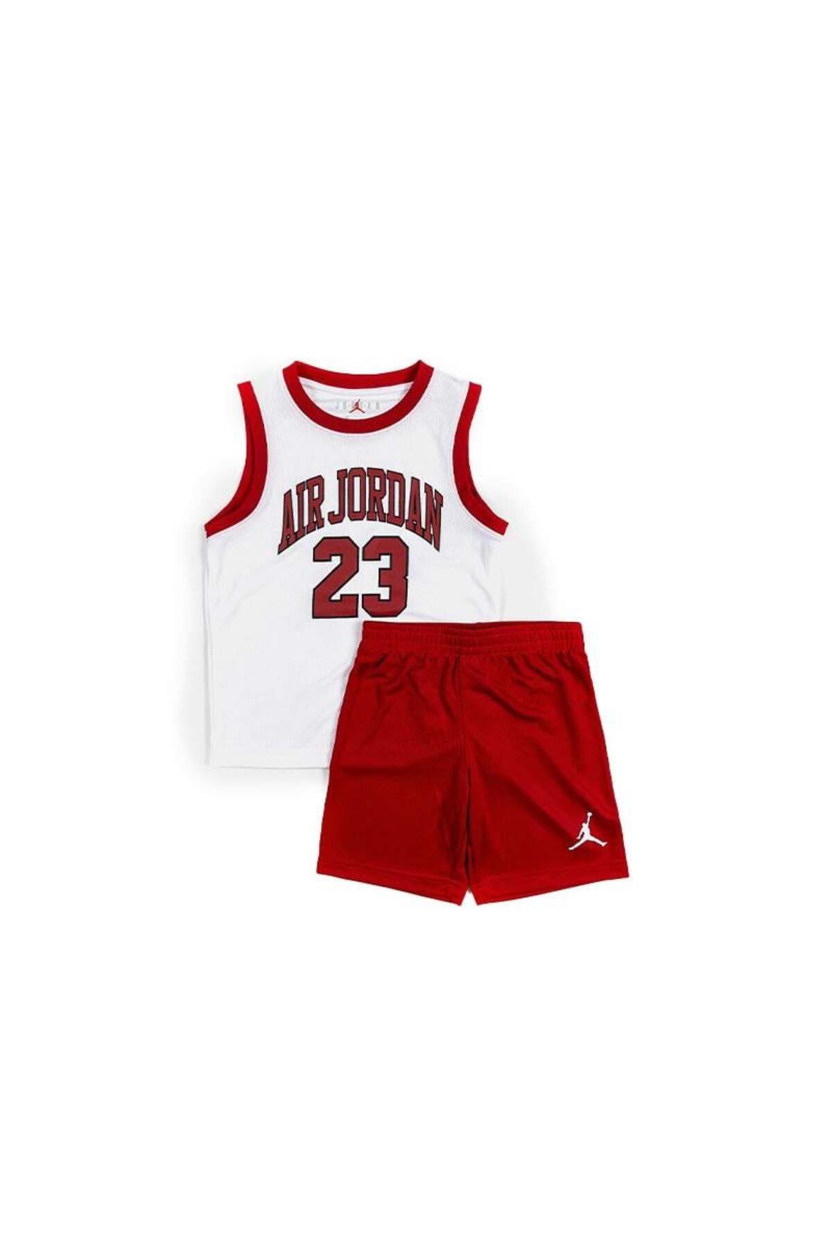 JORDAN Jdn Hbrdna Jrdan Mscle Shrt Set Çocuk Şort Takım 857559-r78 Kırmızı