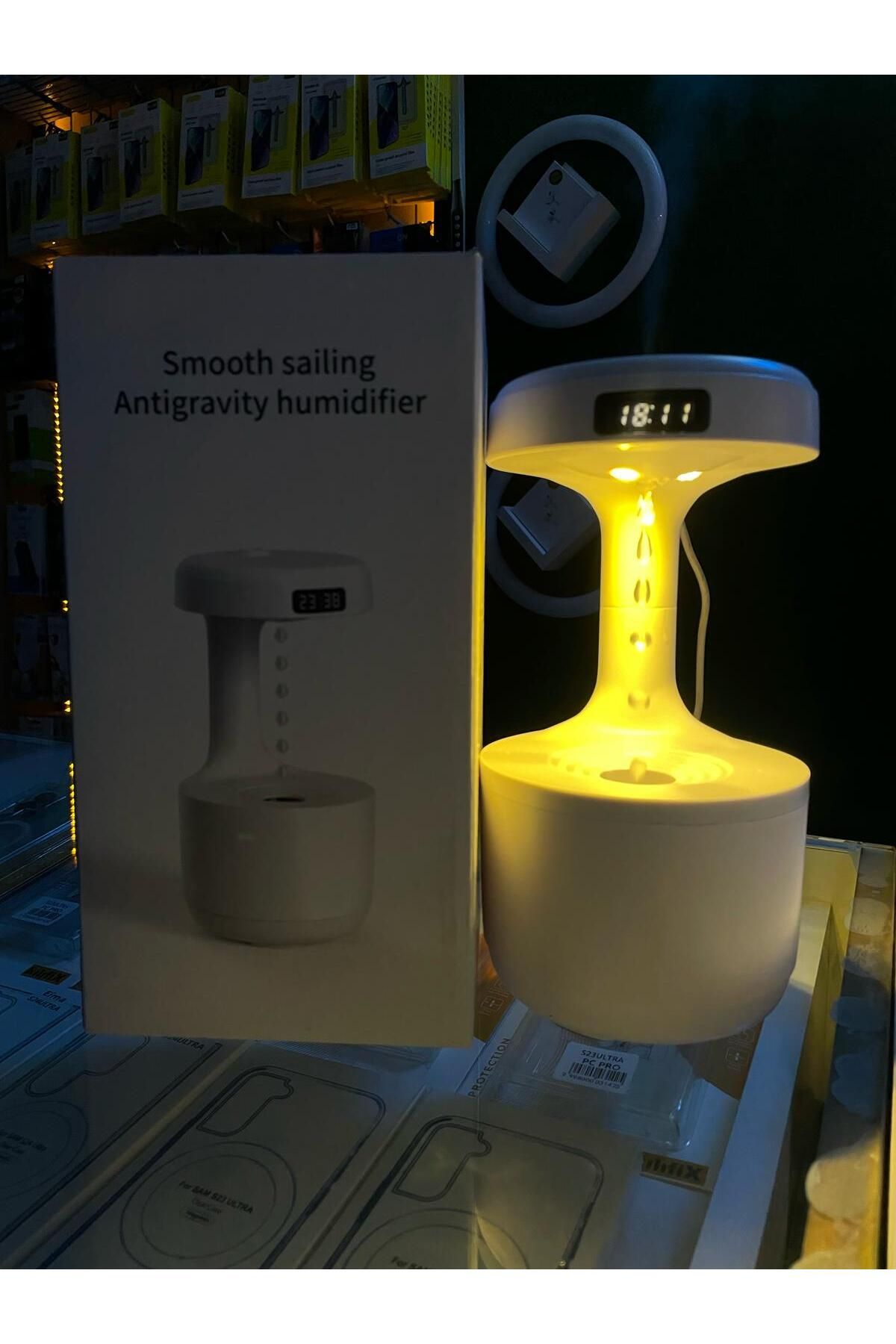 H2O Humidifier GECE LAMBASI VE ODA NEMLEDİRİCİ