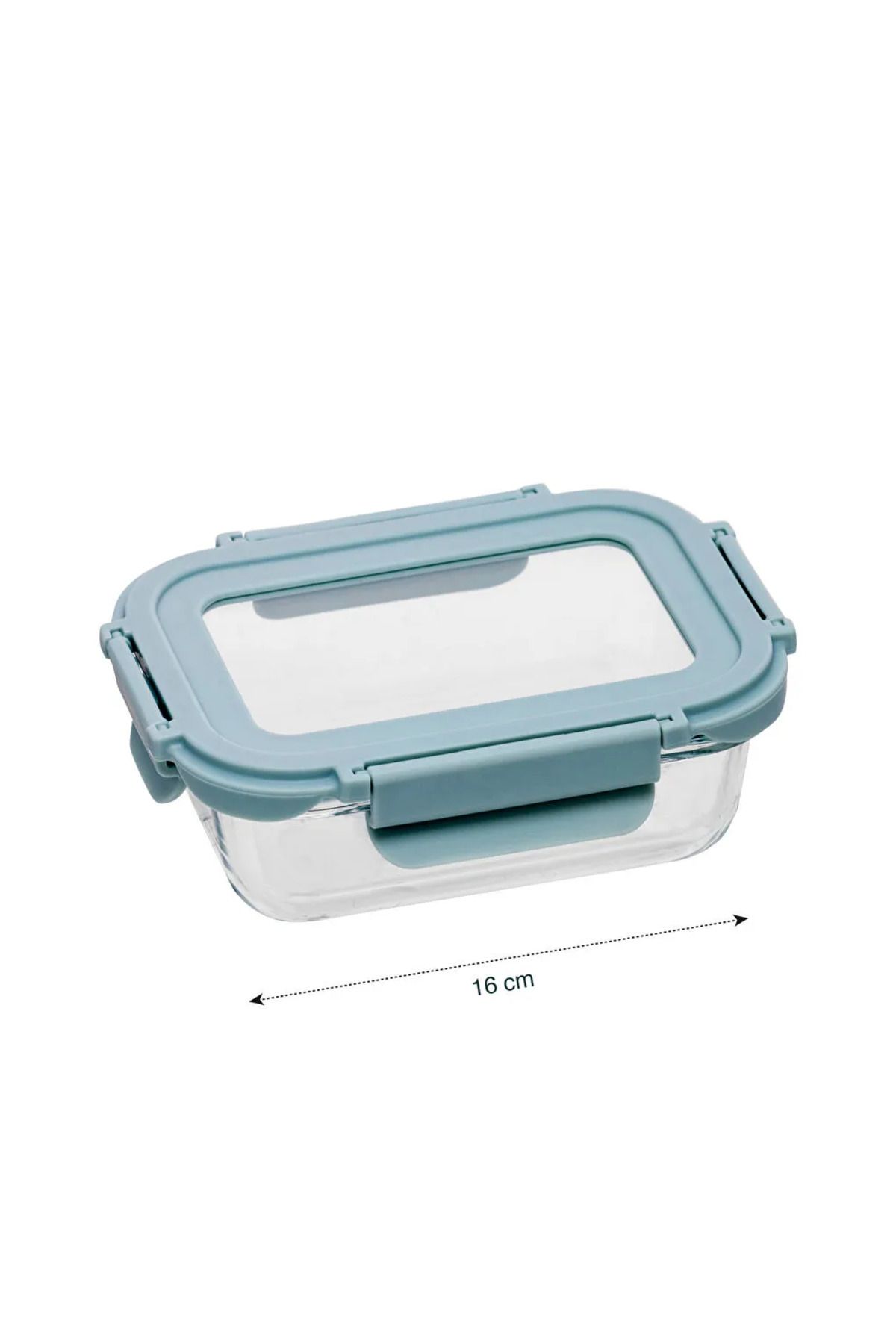 LC Waikiki LCW HOME Renksiz Kilit Kapaklı Cam Saklama Kabı 370 Ml