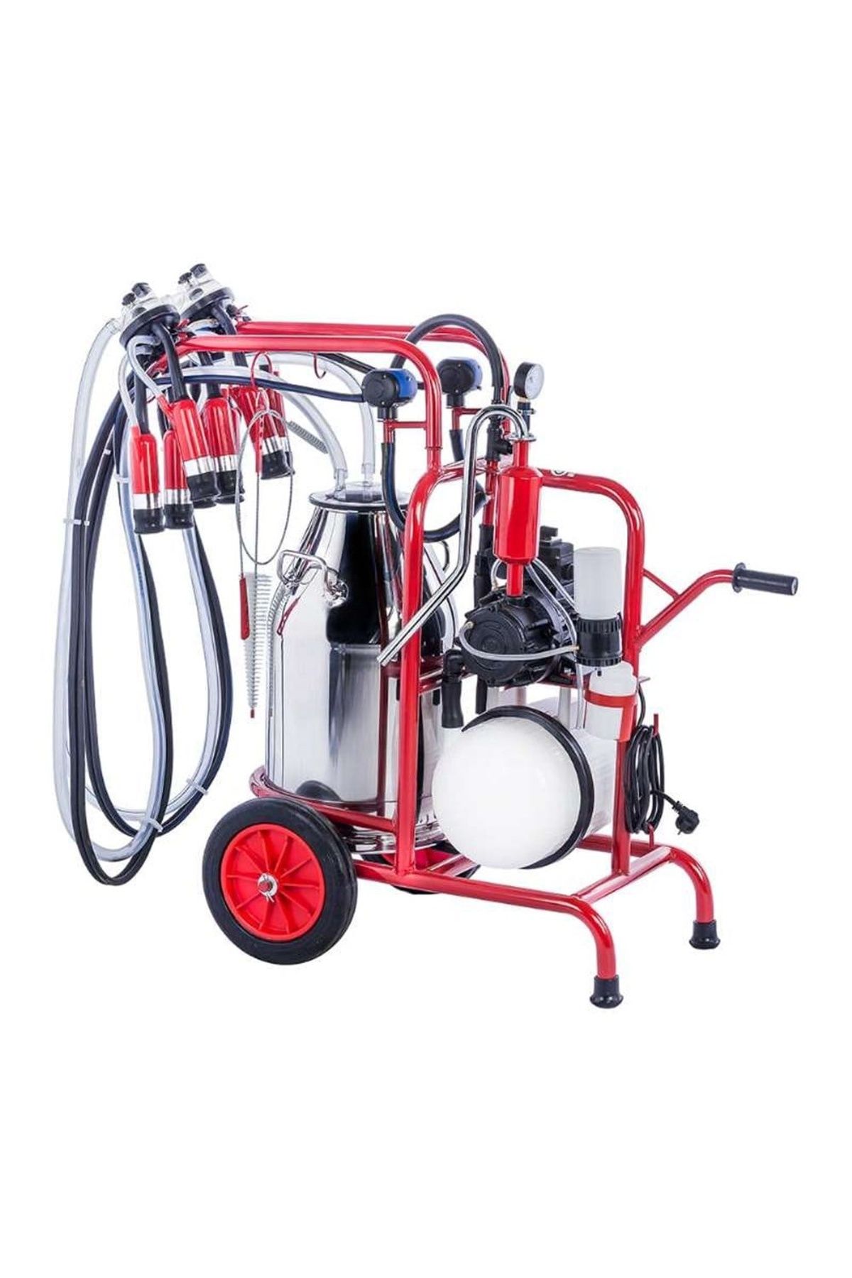 Kurtsan Km04096 Çift Sağım Tek Güğüm Süt Sağım Makinesi 40 Litre (YAĞLI)
